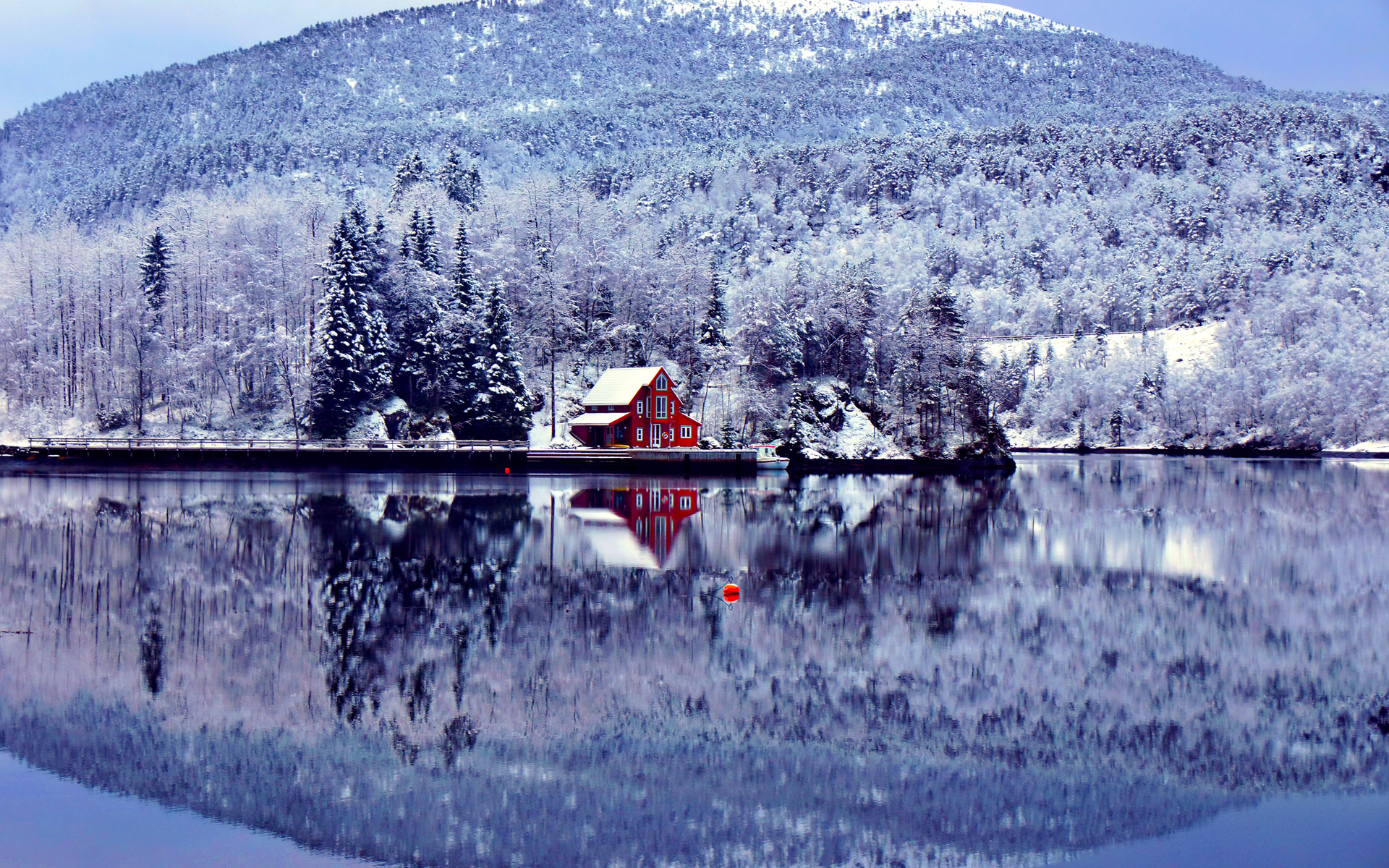 Снег в норвегии