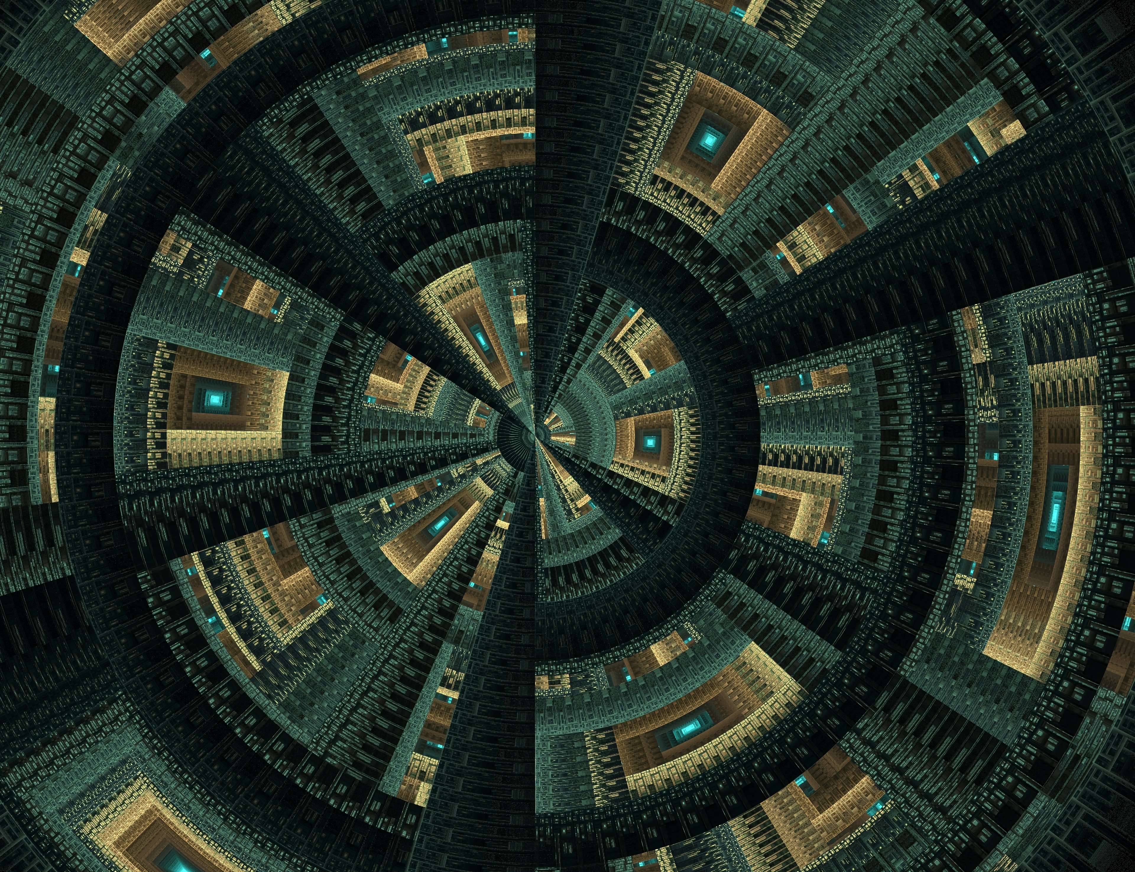 abstract, pattern, fractal, confused, intricate, perspective, prospect 4K