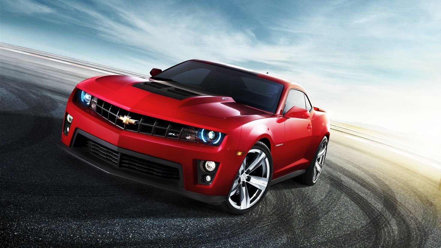 chevrolet camaro zl1 красный