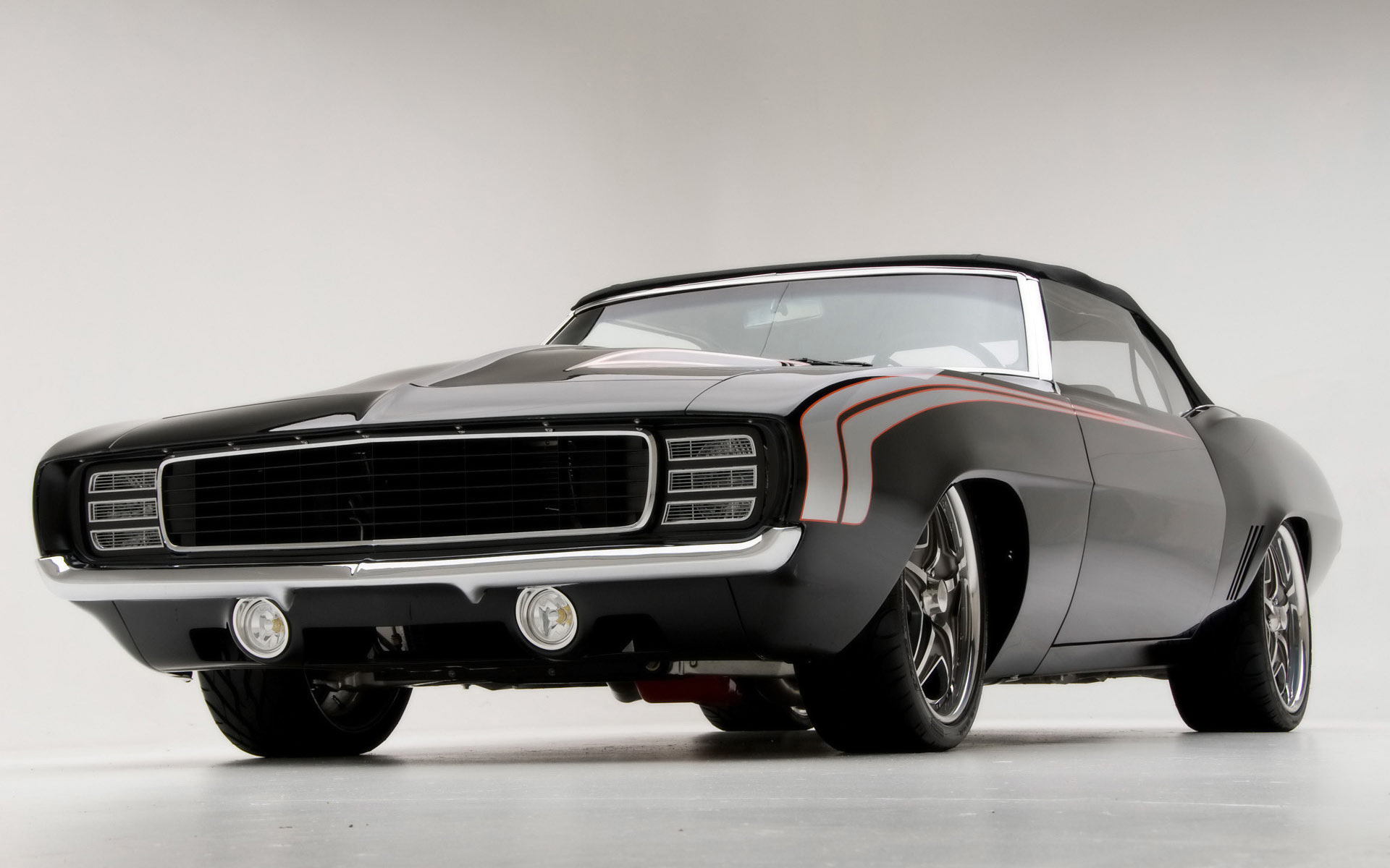 Chevrolet Chevelle muscle car черный