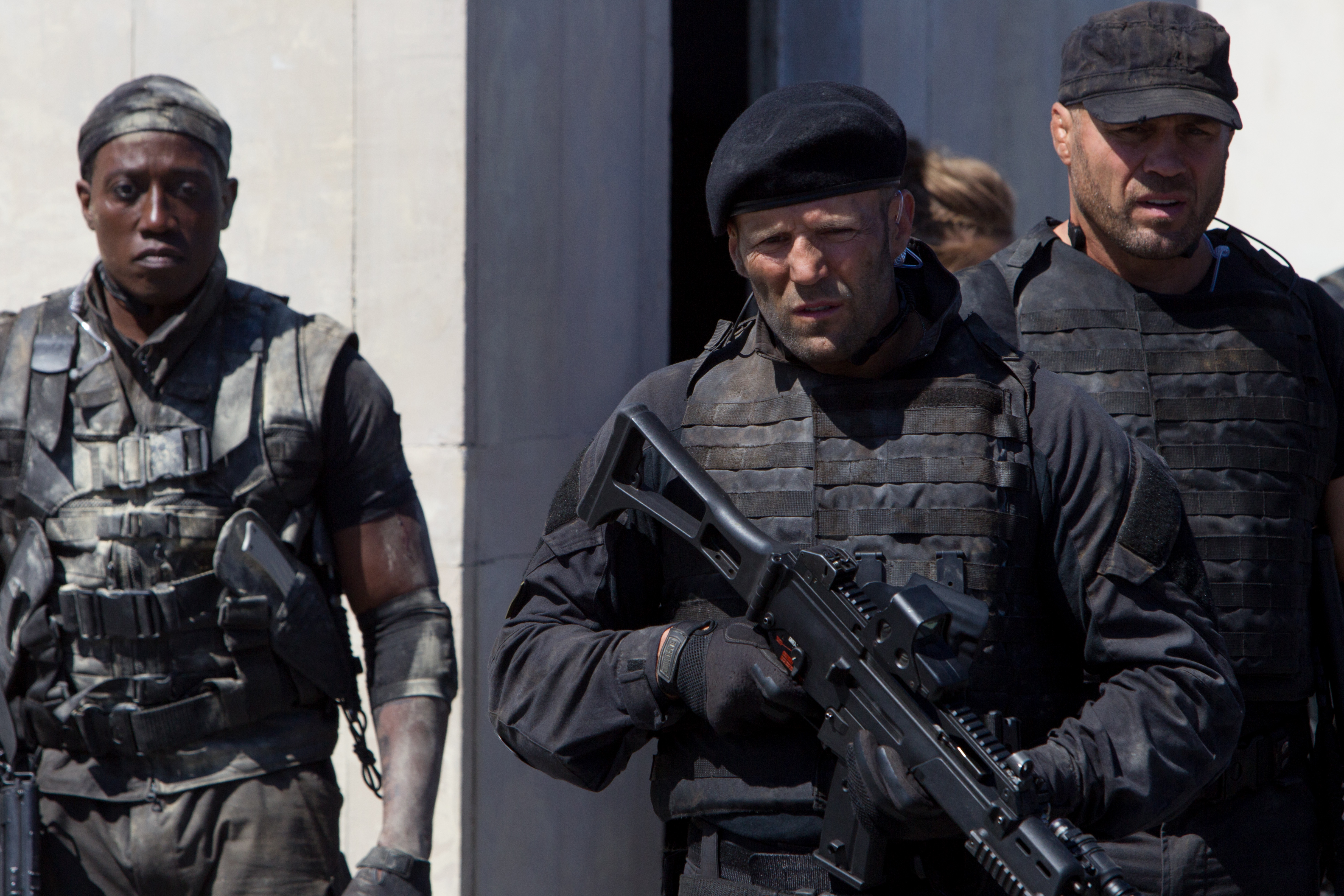 movie, the expendables 3, doc (the expendables), jason statham, lee christmas, randy couture, toll road, wesley snipes, the expendables 1080p