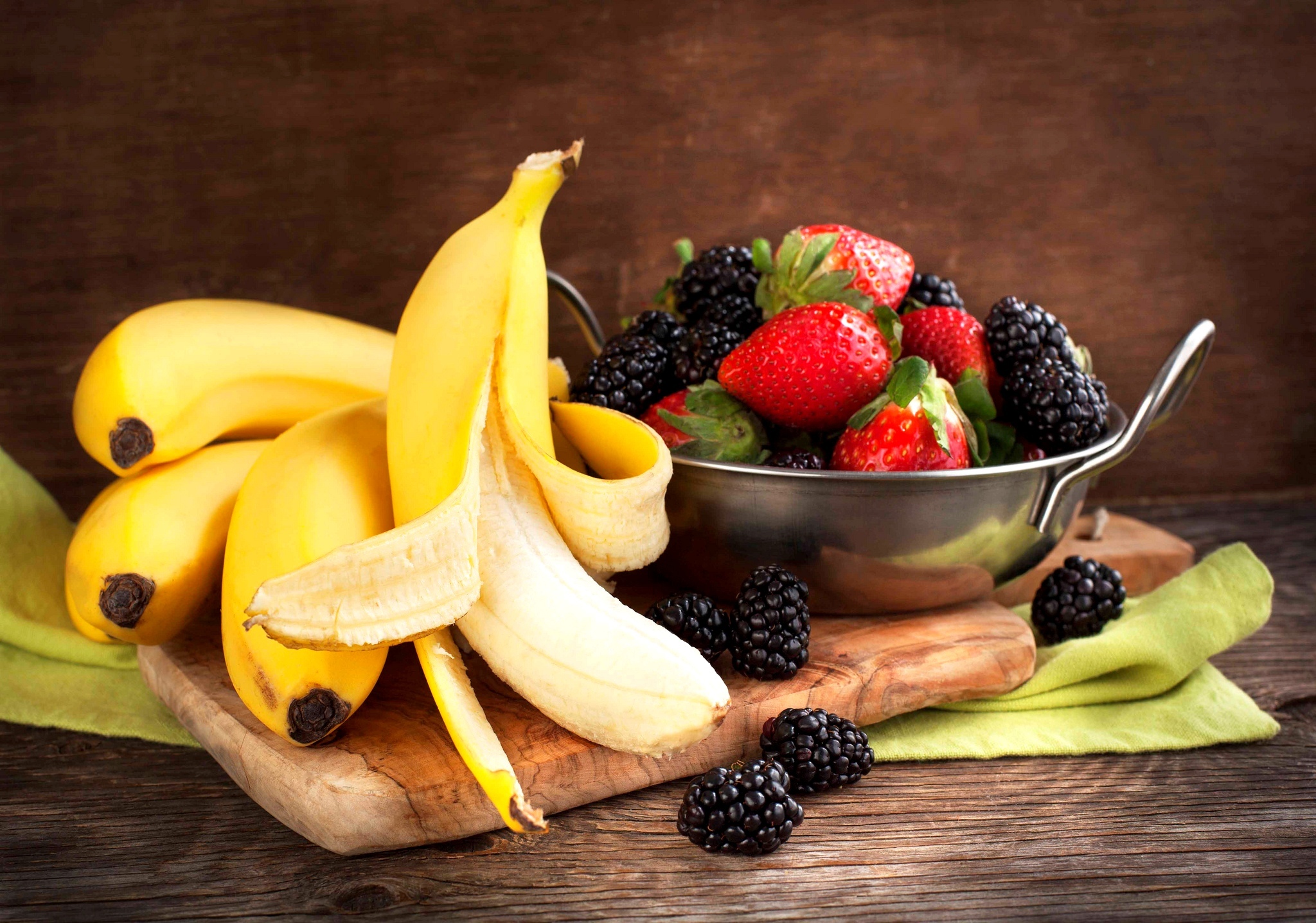 banana, food, fruit, berry, blackberry, strawberry, fruits cellphone