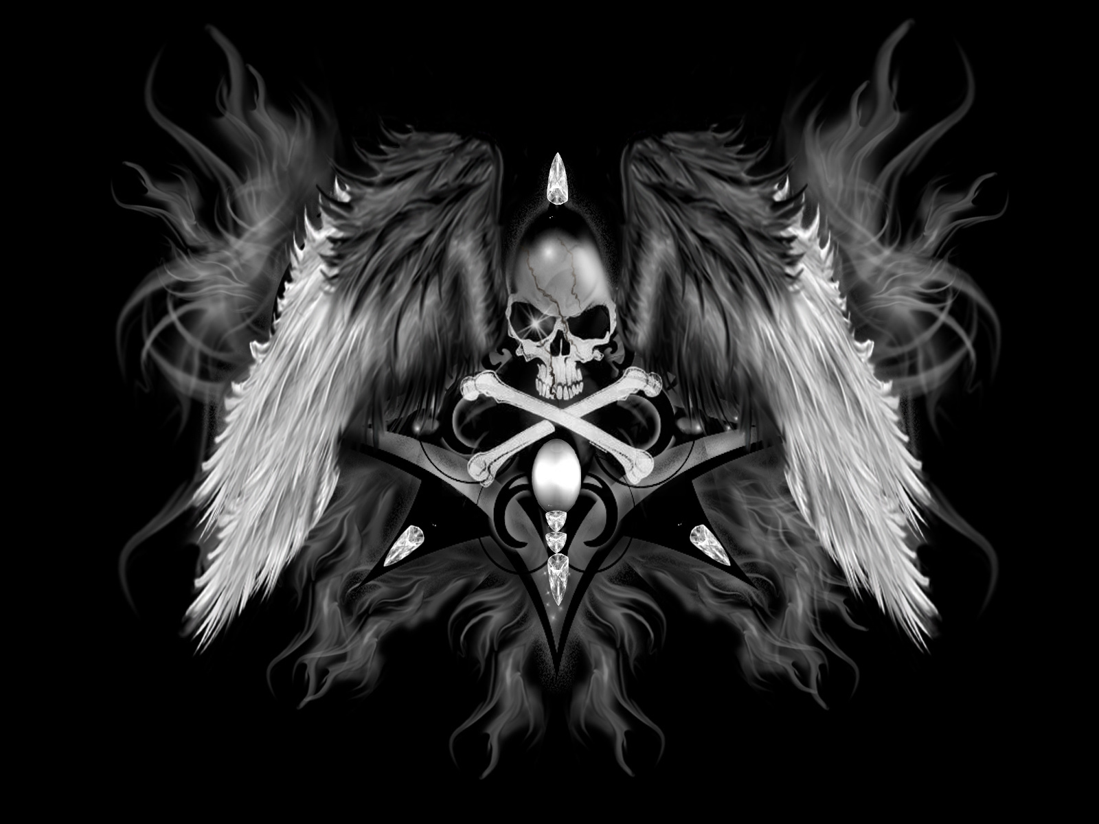 black, death, angels, pictures, art HD wallpaper
