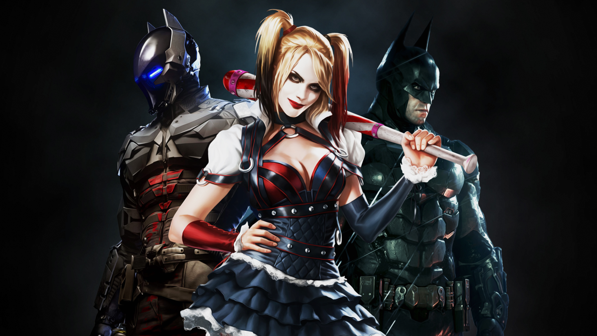 video game, batman: arkham knight, arkham knight (dc comics), batman, harley quinn, jason todd