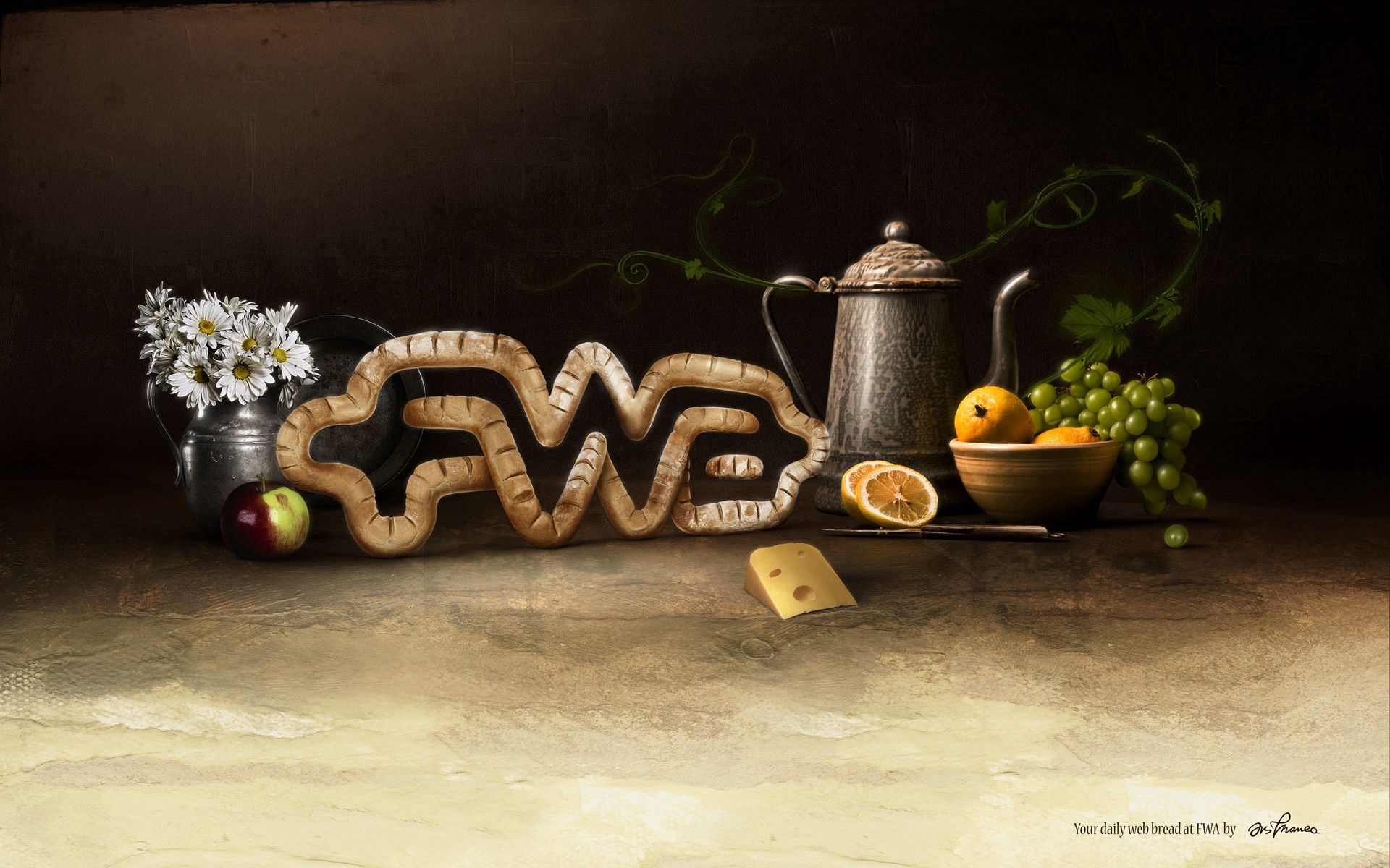 wallpapers abstract, food, table, fwa, teapot, kettle