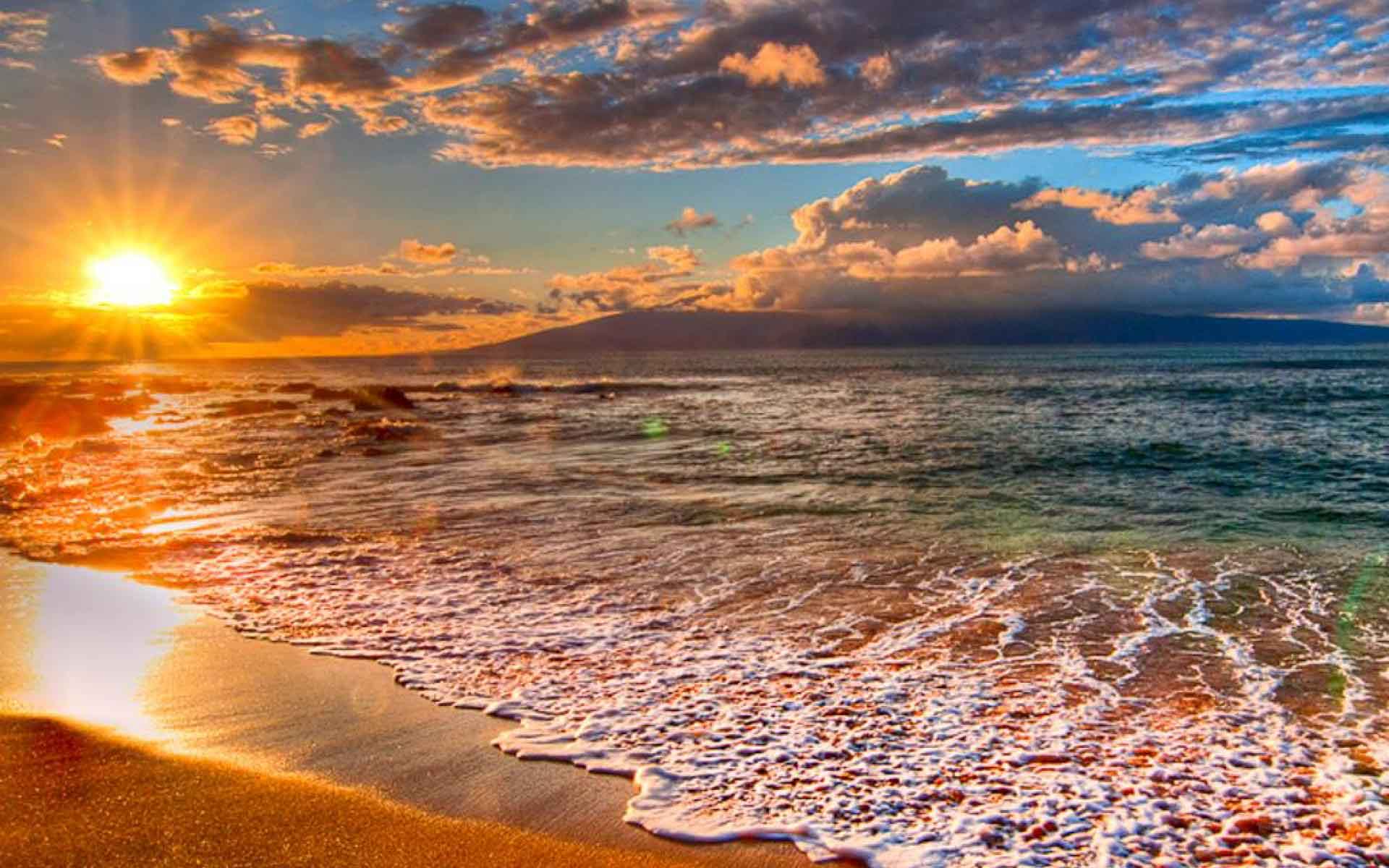 красивый восход солнца на море картинки