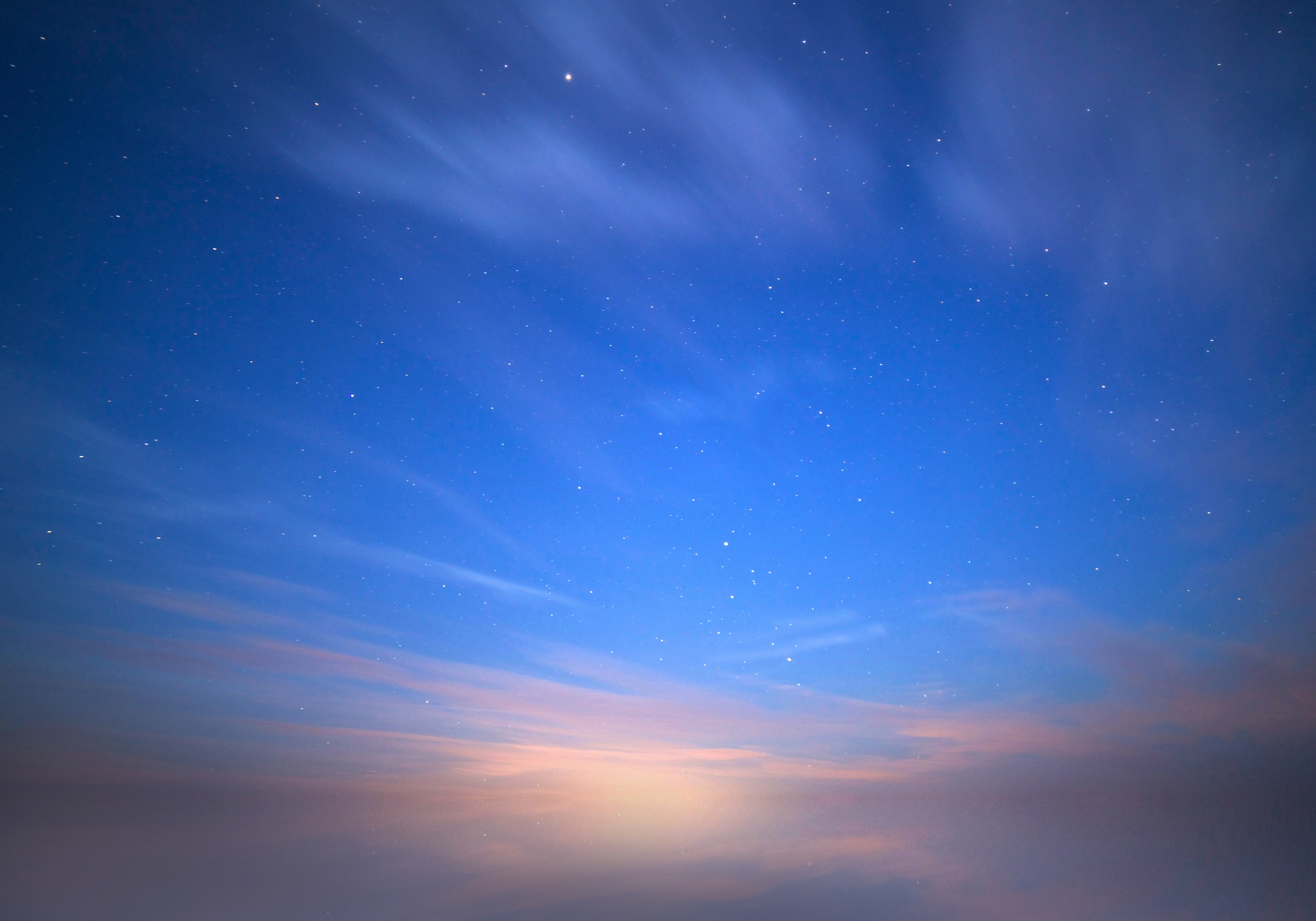 вечернее небо фото