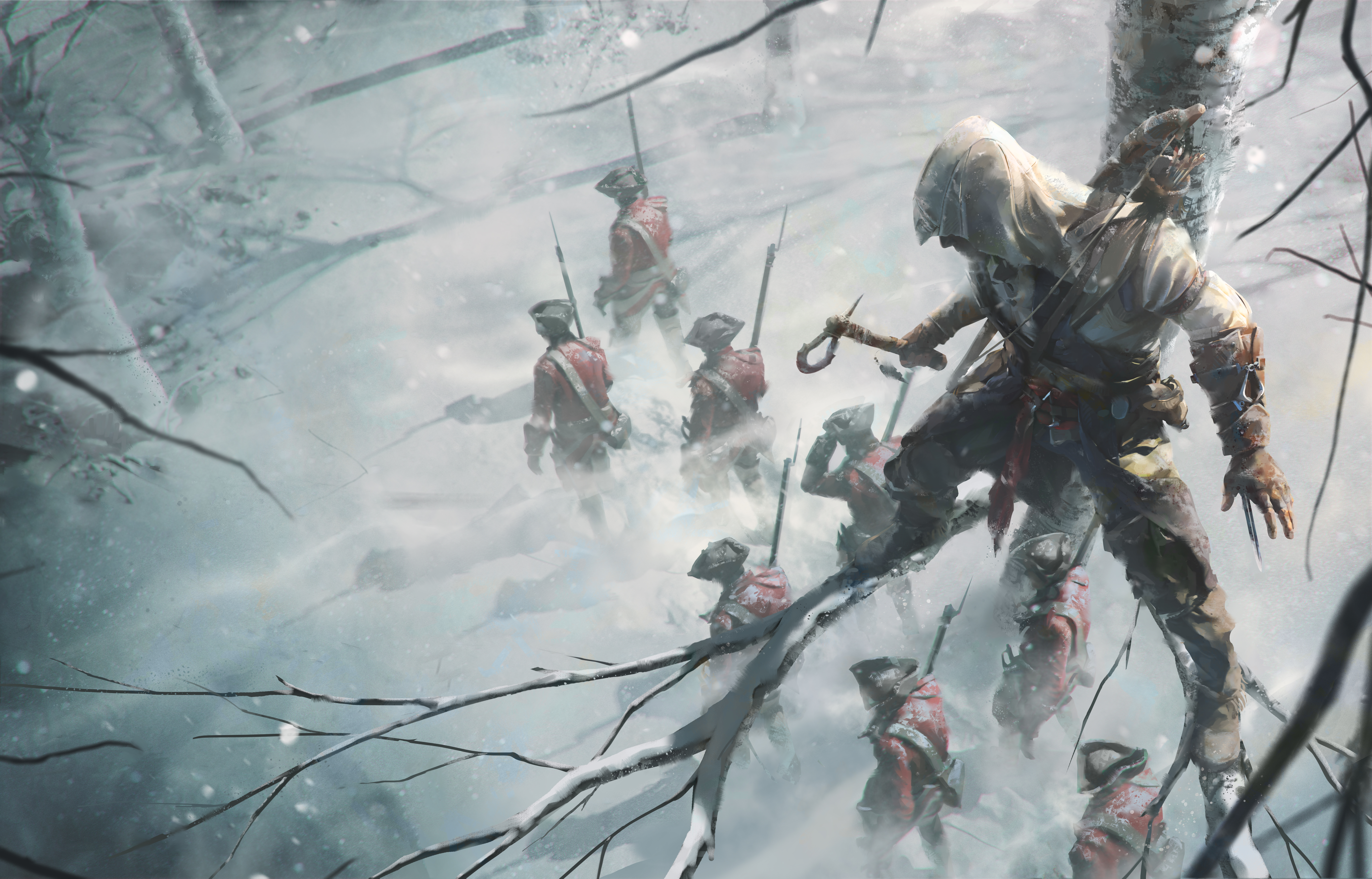 assassin's creed, video game, assassin's creed iii, connor (assassin's creed), soldier, warrior