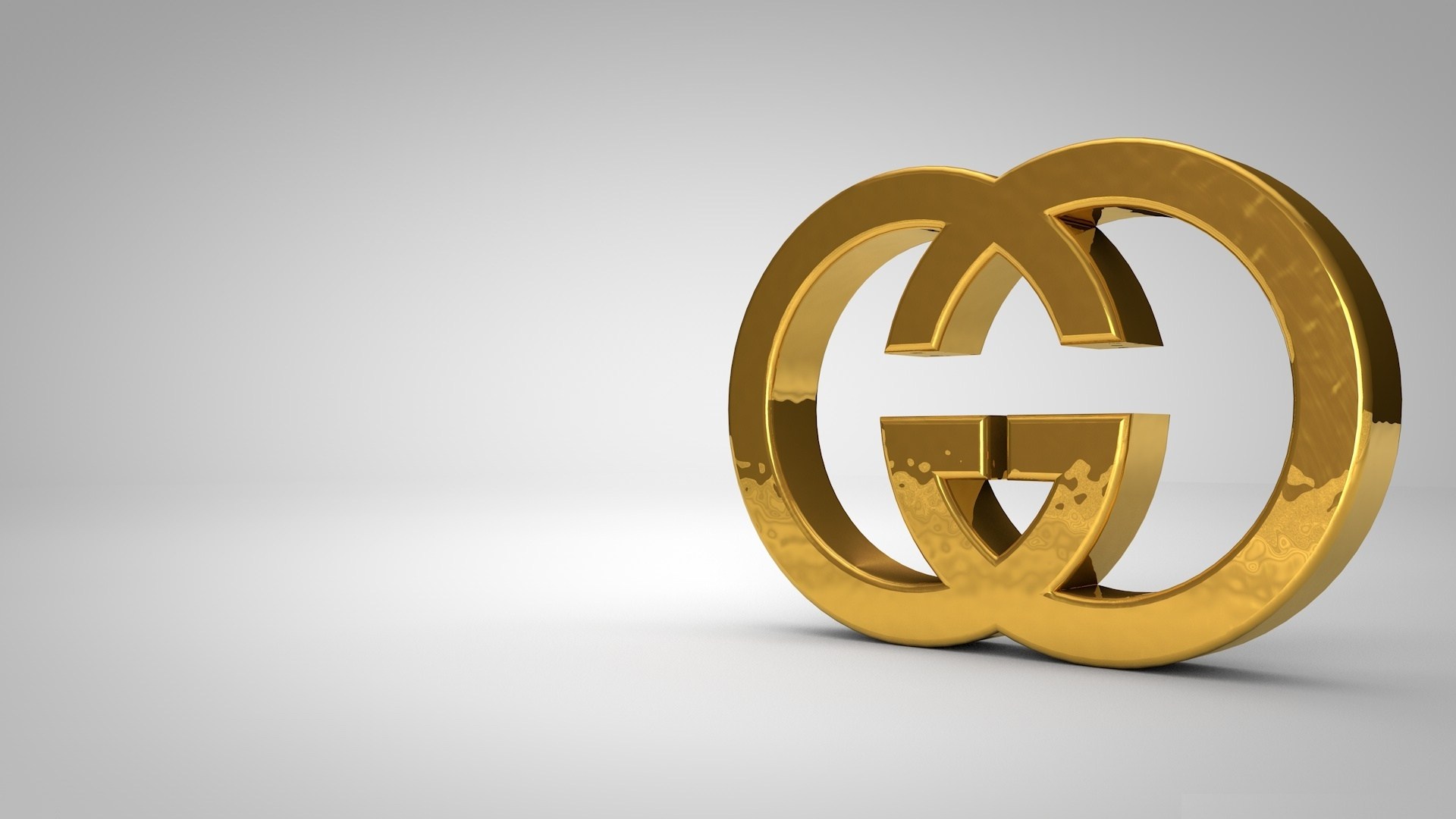 Логотип гуччи золотой