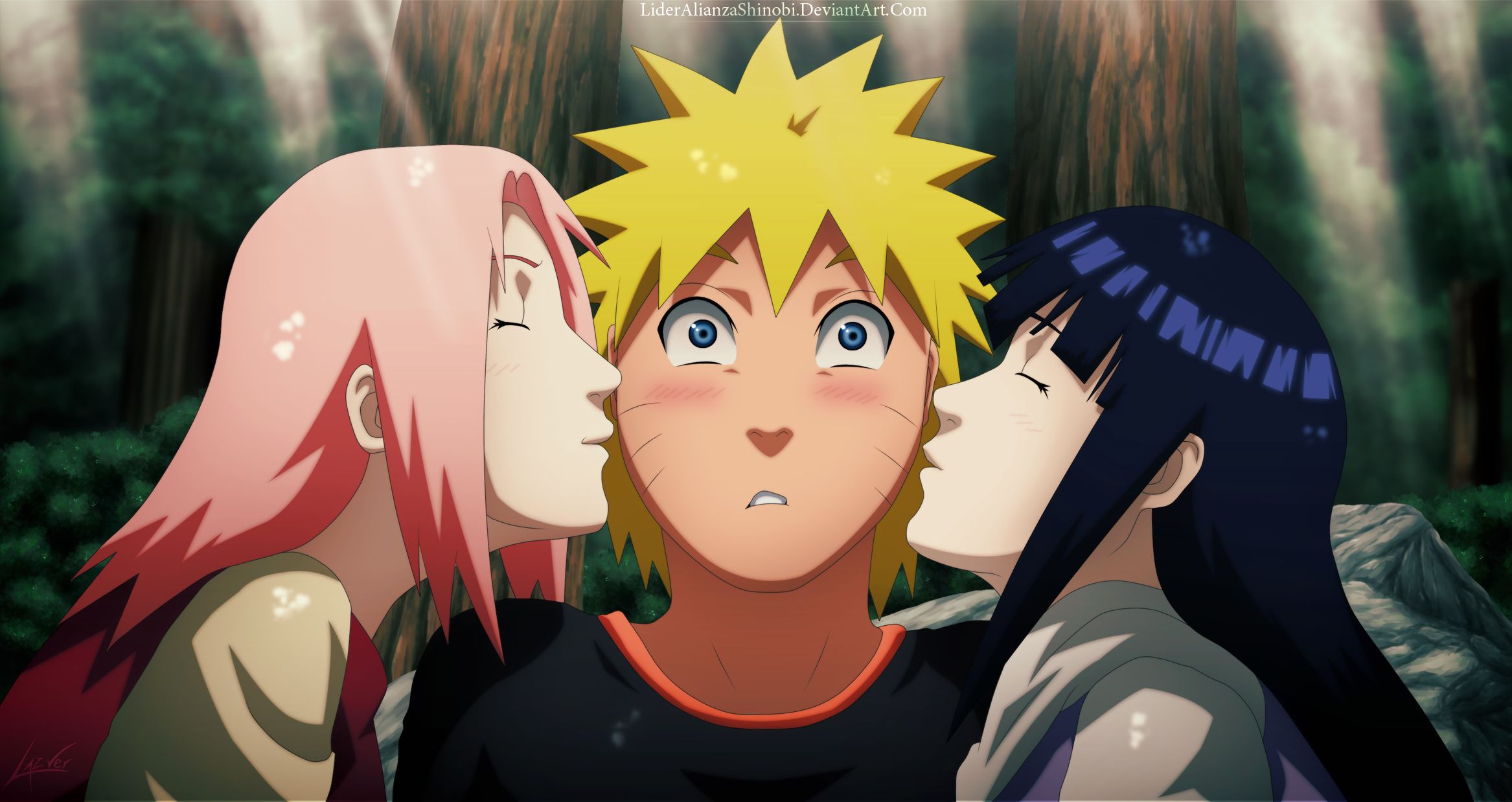 Papel de parede HD para desktop: Anime, Amor, Naruto, Beijo, Hinata Hyuuga,  Naruto Uzumaki baixar imagem grátis #1108646