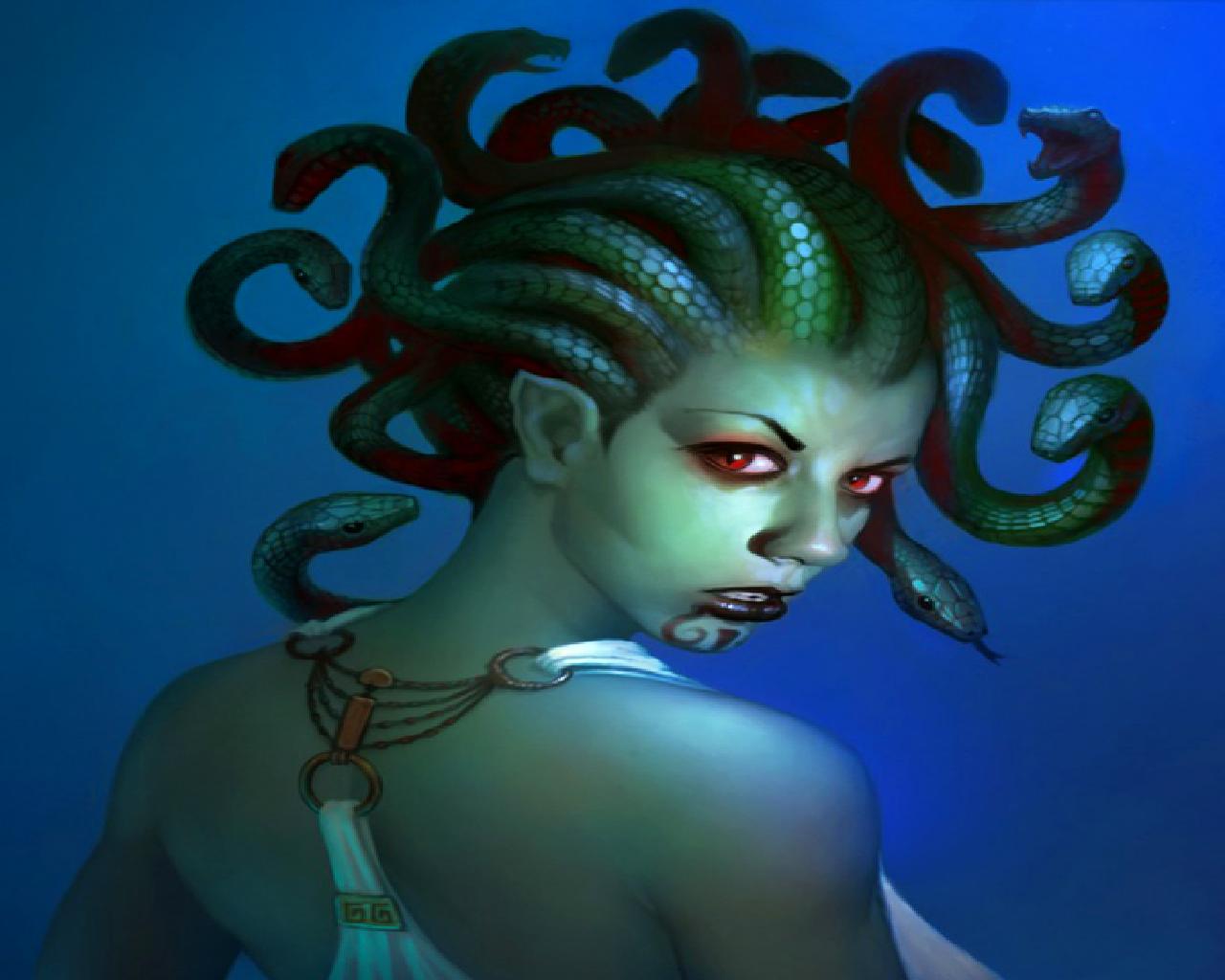 Download mobile wallpaper Medusa, Fantasy for free.
