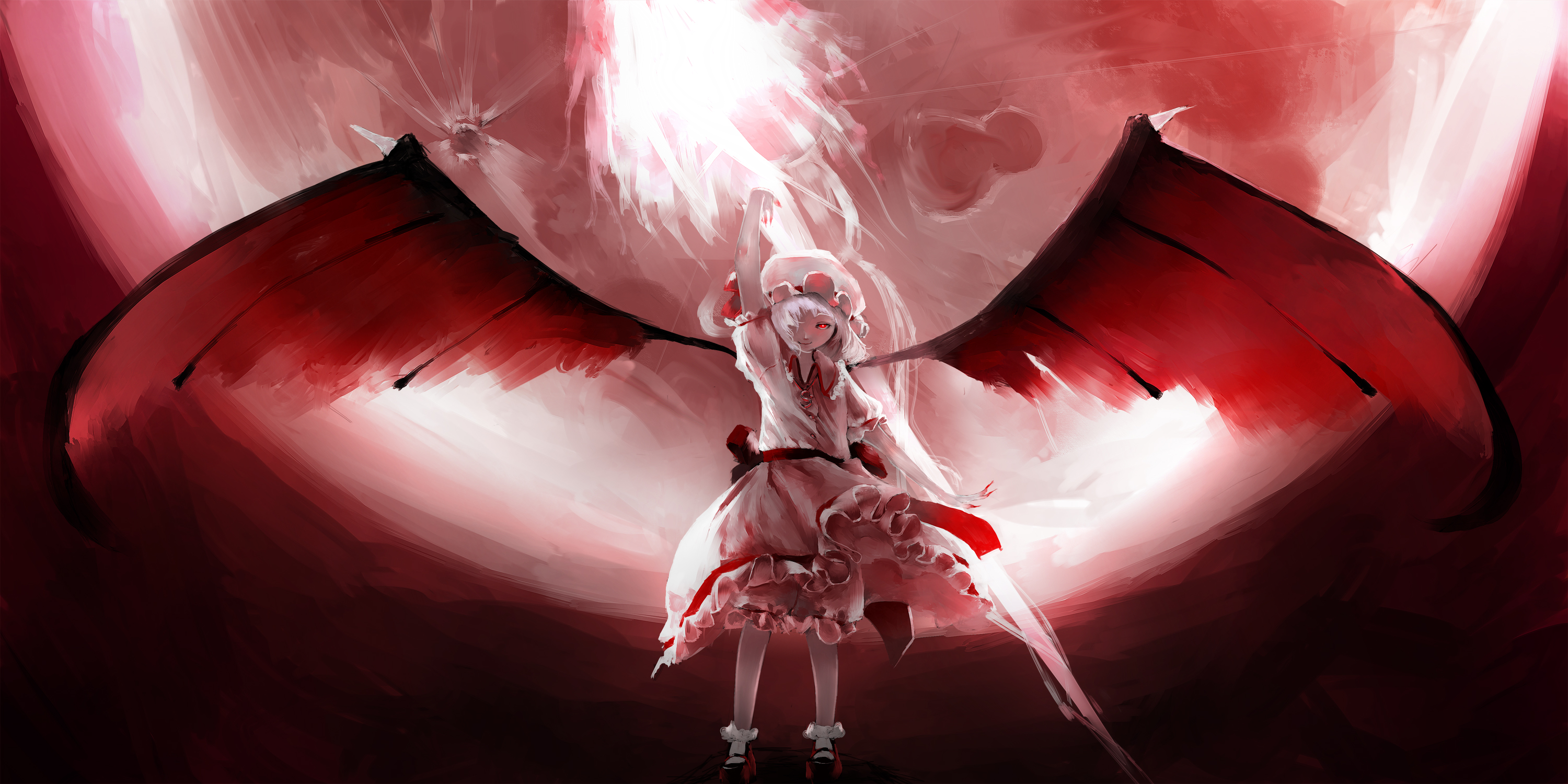 anime, touhou, remilia scarlet iphone wallpaper