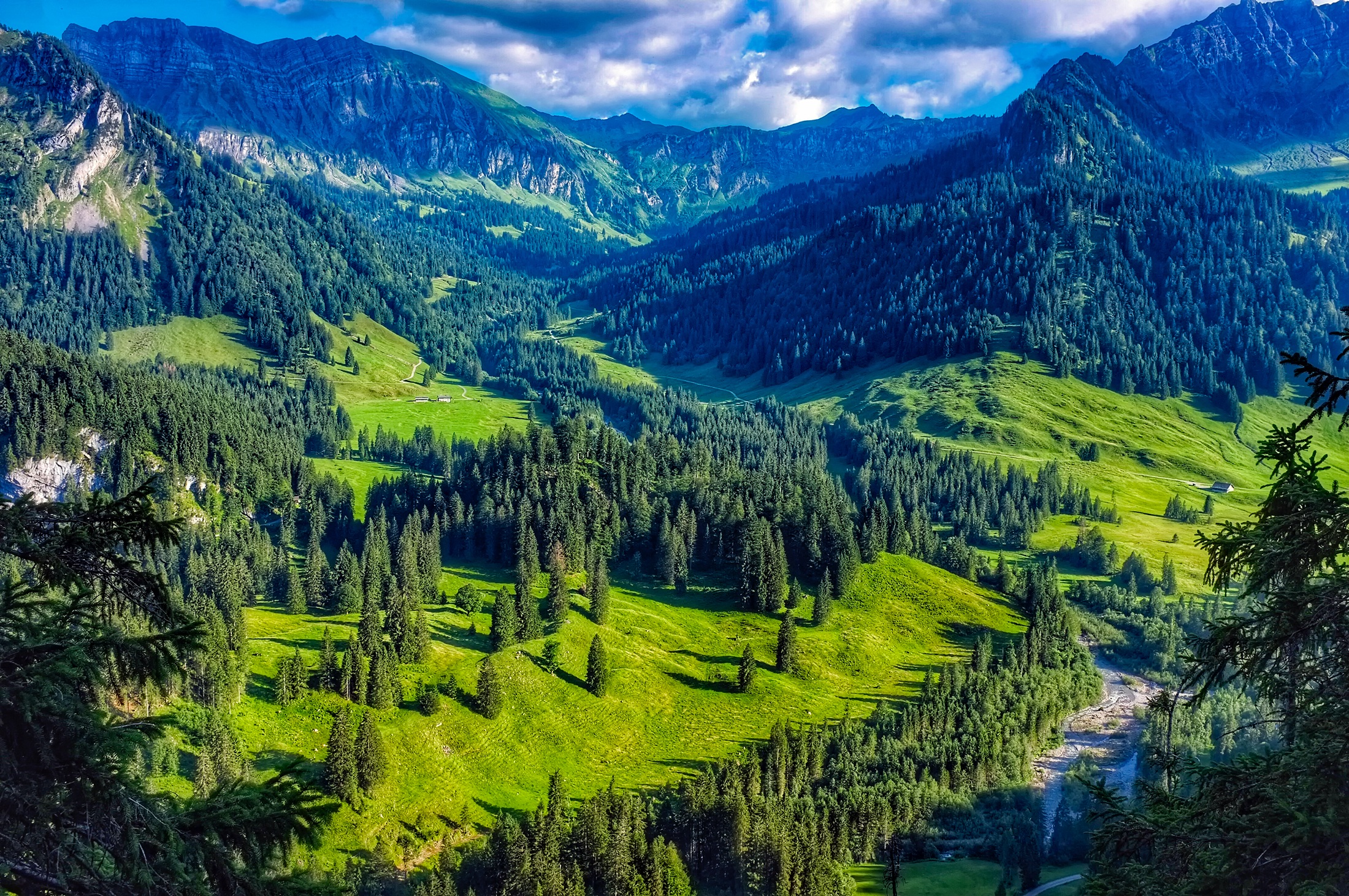 Венский лес горные хребты Австрии