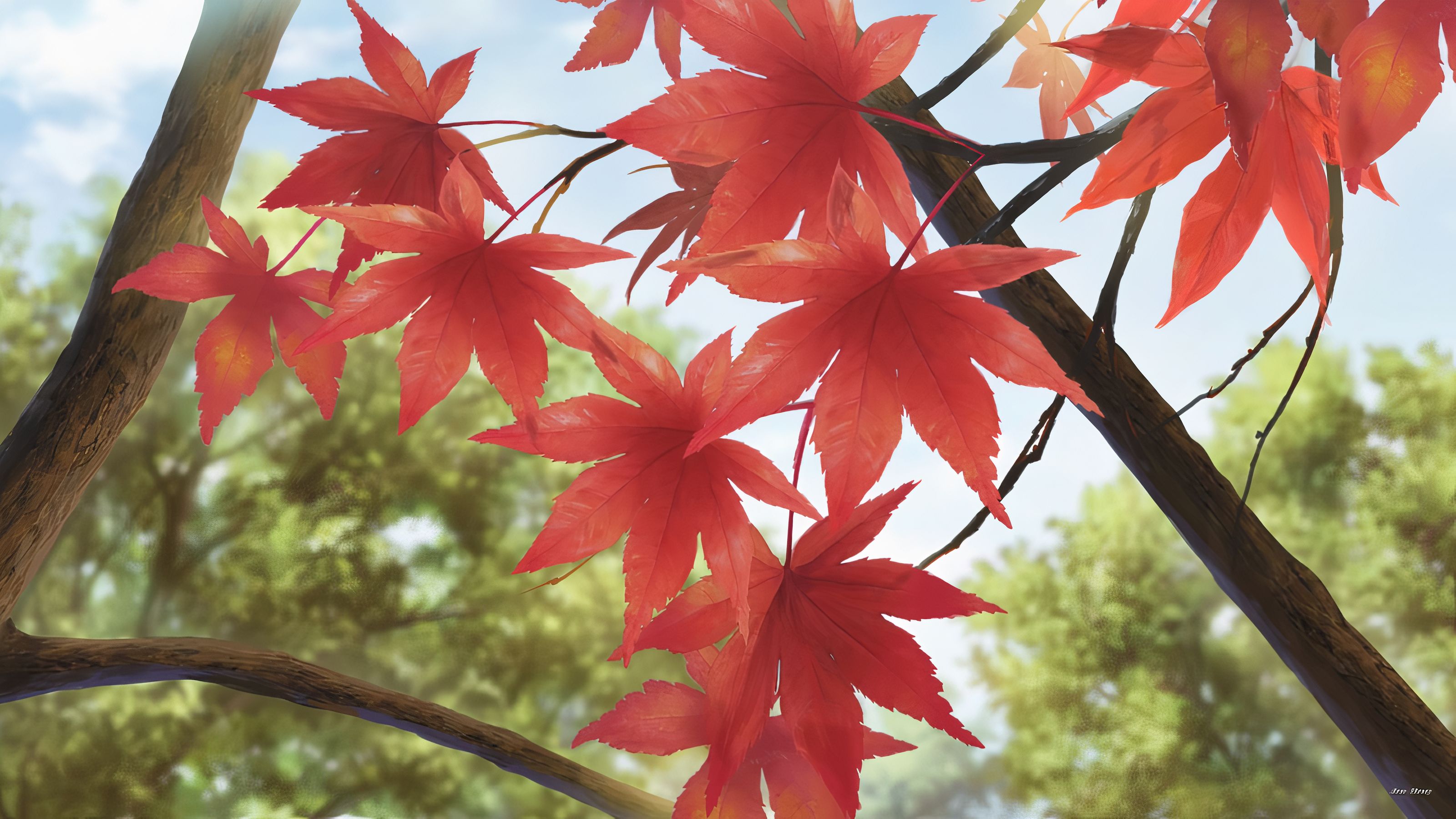 Leaf Umbrella - Leaves - Zerochan Anime Image Board