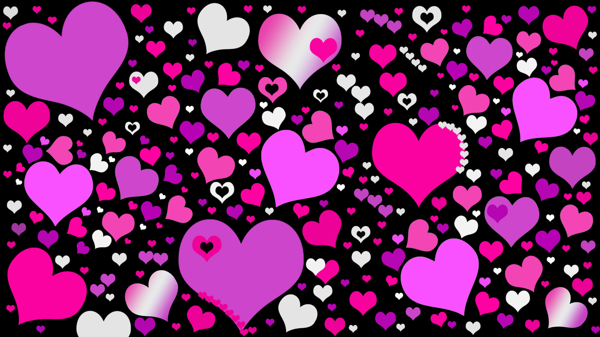 Free download wallpaper Valentine's Day, Pink, Pattern, Holiday, Colorful, Heart, Shapes on your PC desktop