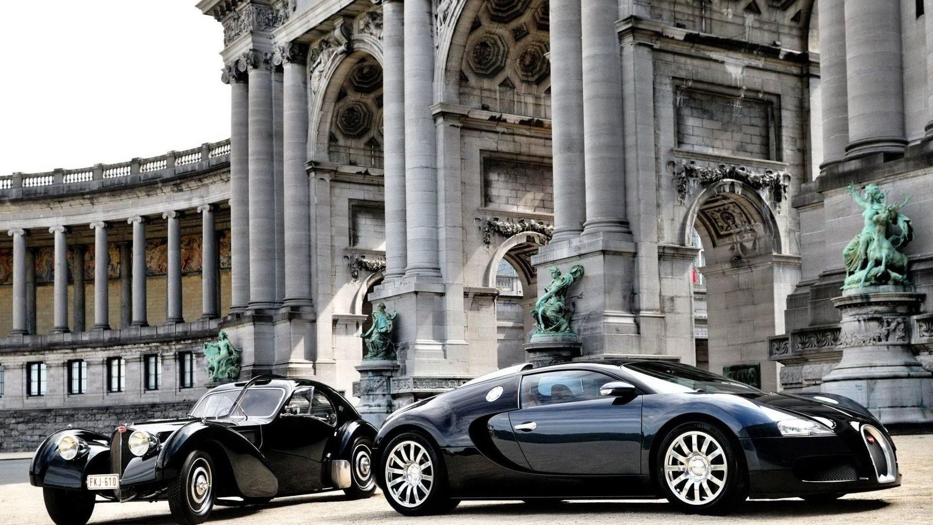 luxury, cars, bugatti, black, building, construction, veyron, parked