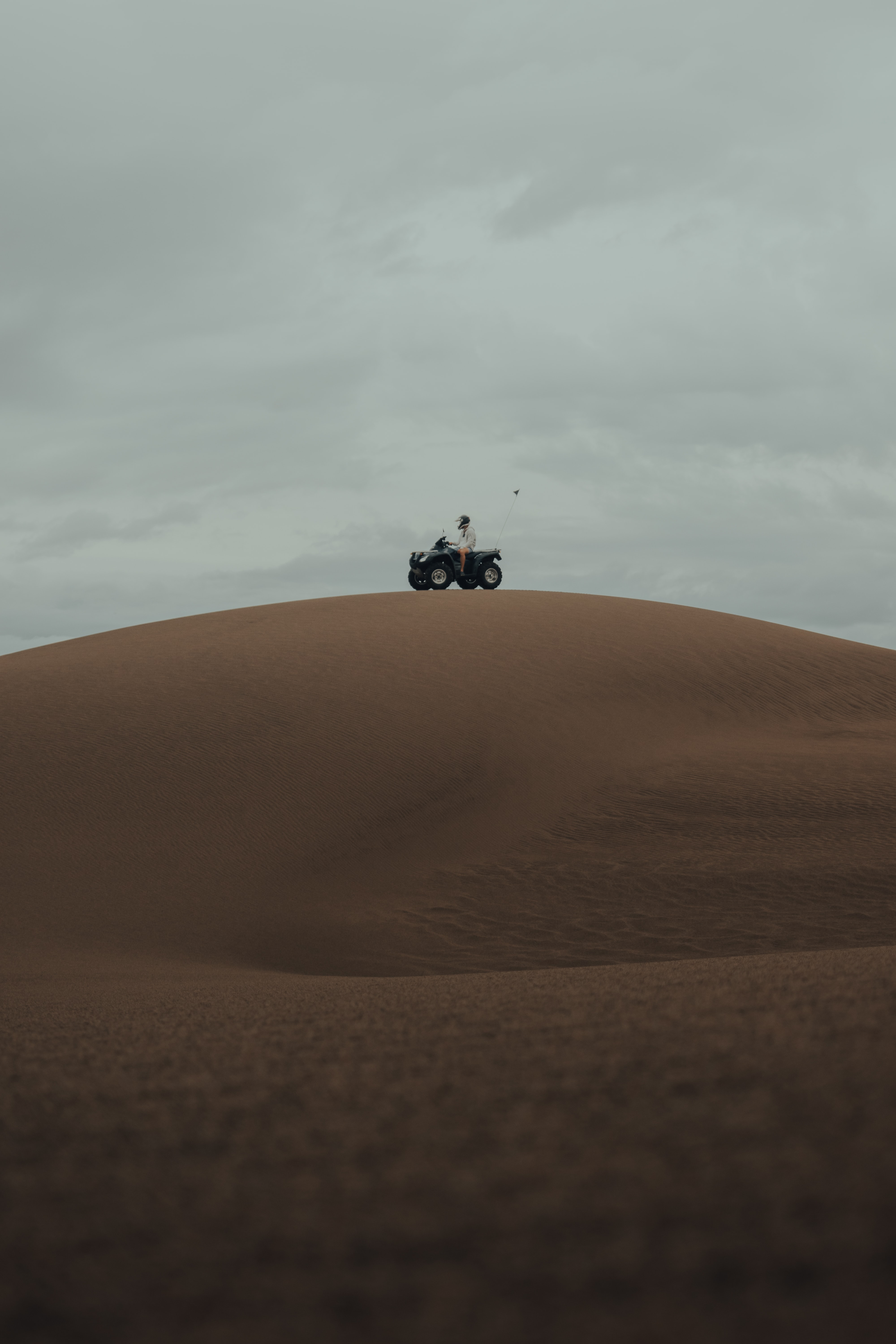 sand, motorcycles, desert, hill, atv, quad bike