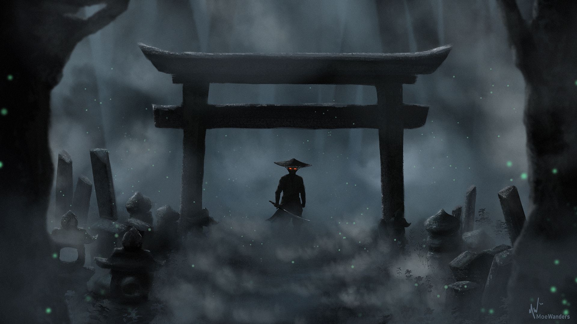 ghost of tsushima, video game, jin sakai, torii
