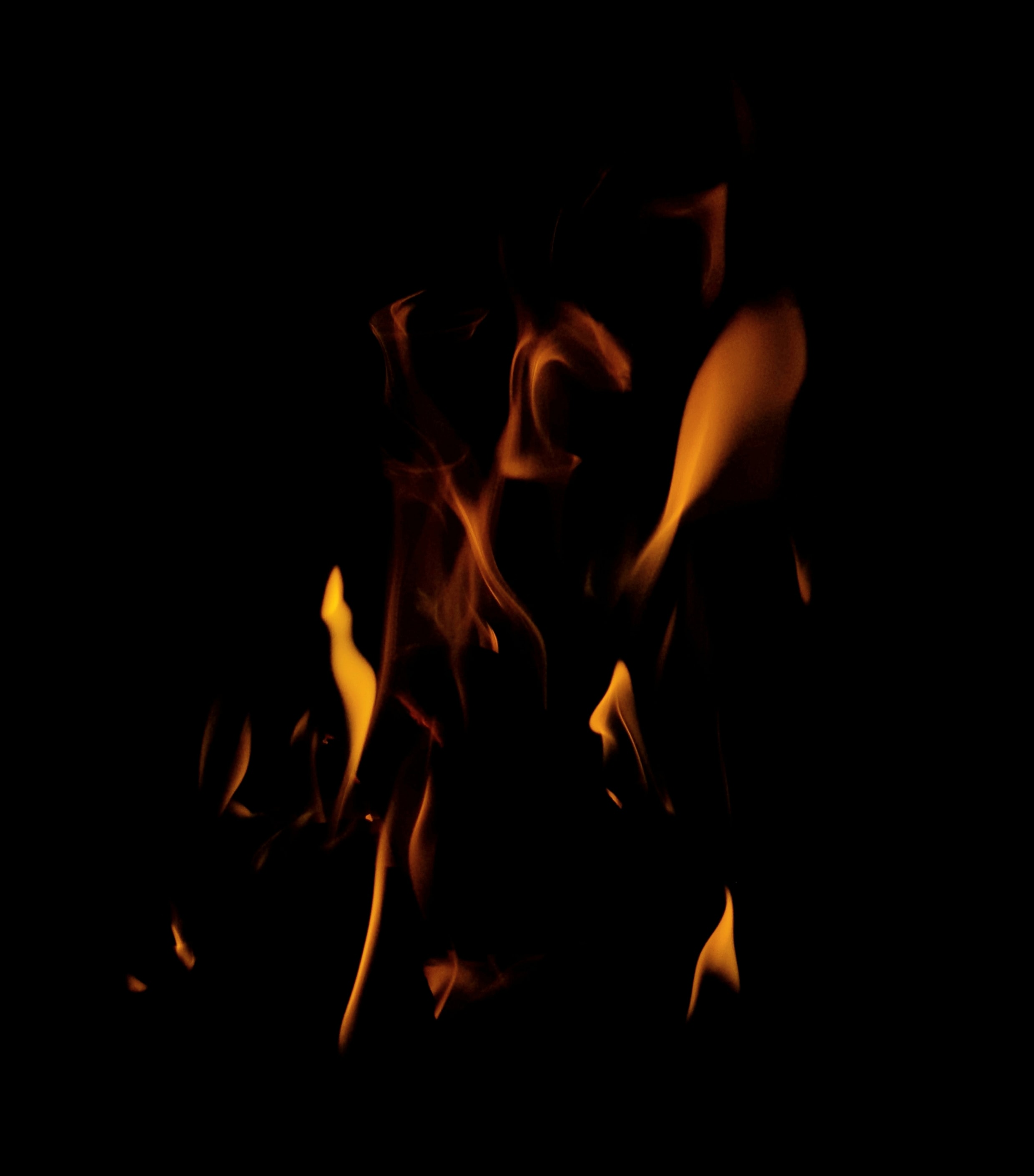 Download mobile wallpaper Flame, Fire, Darkness, Dark for free.
