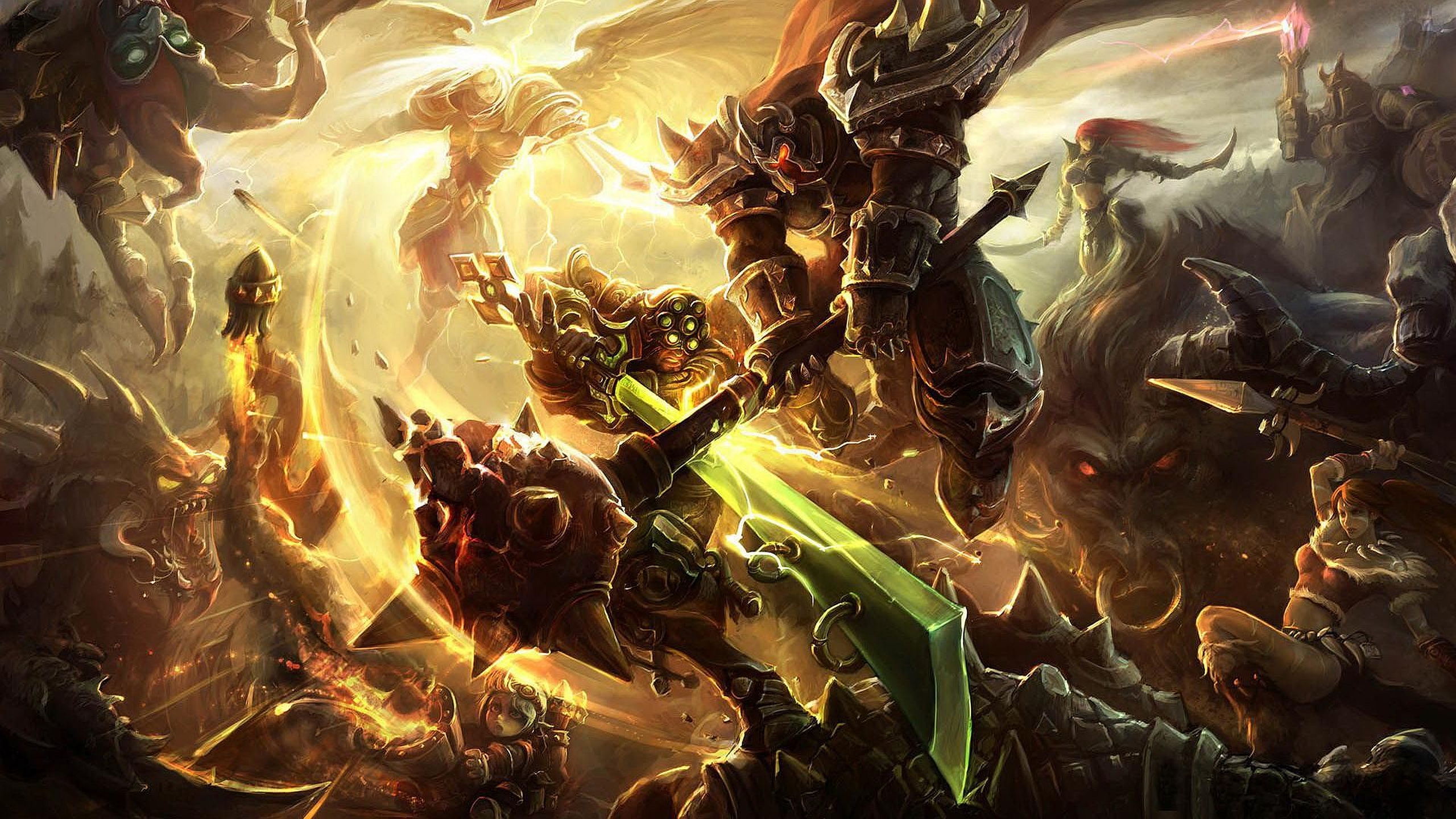 Free HD video game, league of legends, alistar (league of legends), cho'gath (league of legends), katarina (league of legends), kayle (league of legends), leona (league of legends), master yi (league of legends), mordekaiser (league of legends), nidalee (league of legends), shaco (league of legends), tristana (league of legends)