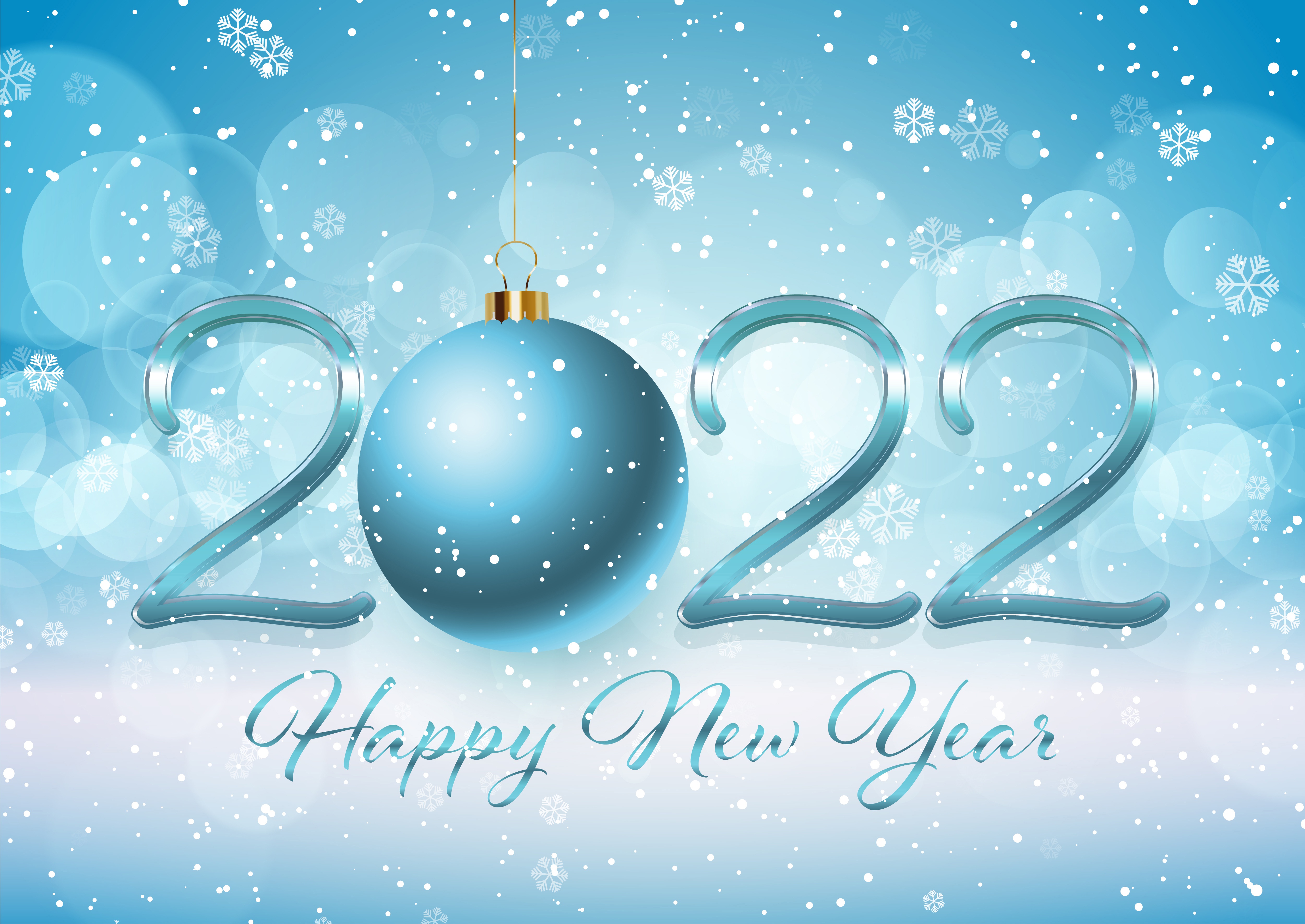 1056721 baixar papel de parede feriados, ano novo 2022, feliz ano novo, floco de neve - protetores de tela e imagens gratuitamente