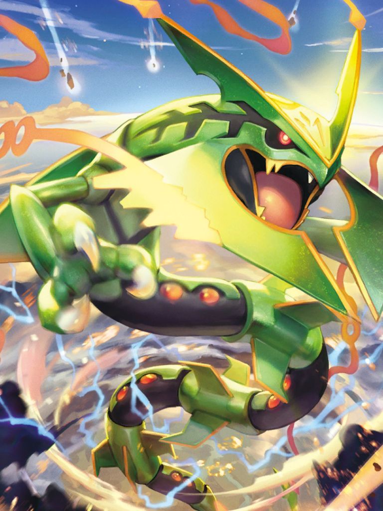 Primal Rayquaza.  Pokemon rayquaza, Rayquaza wallpaper, Mega rayquaza