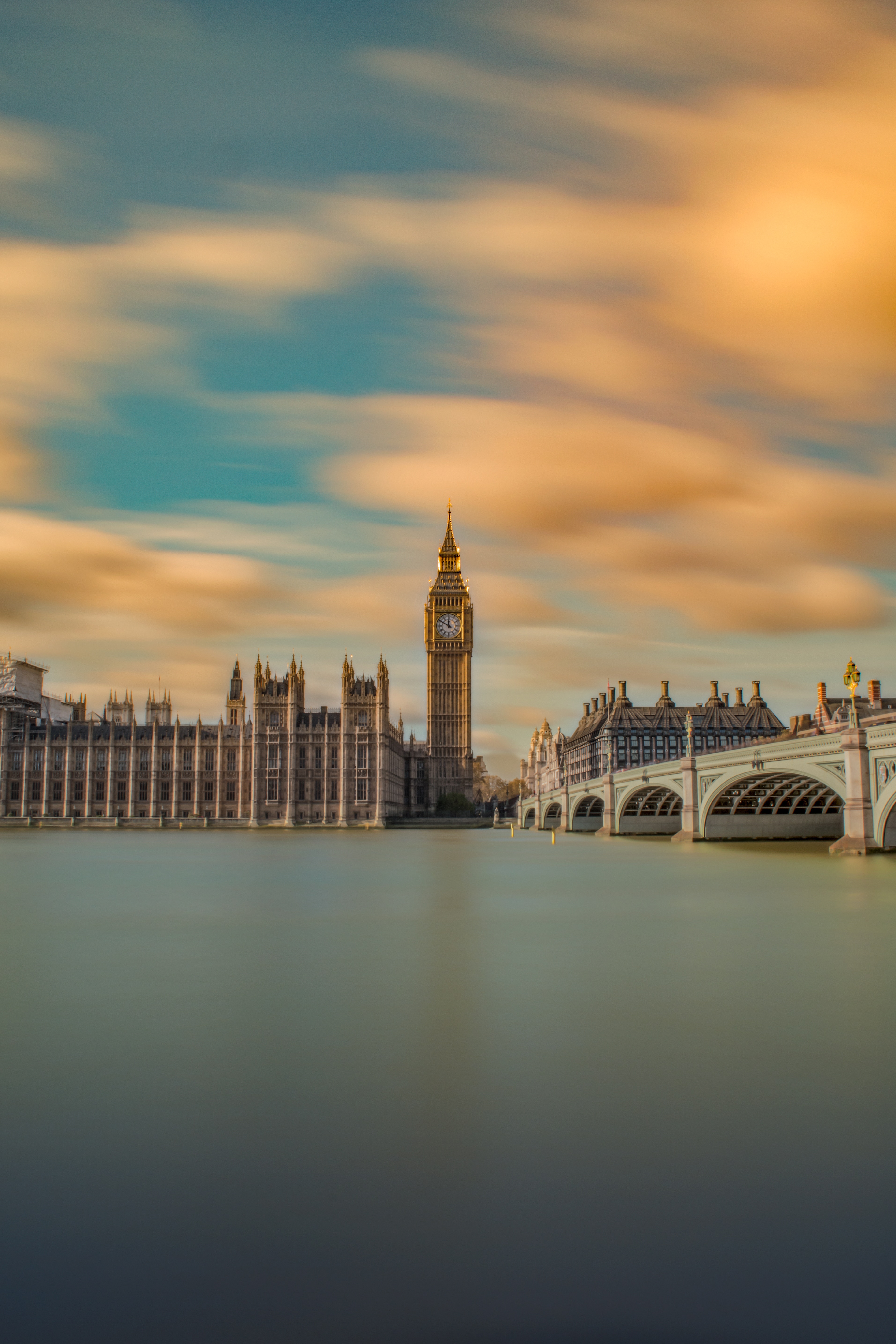 london, great britain, united kingdom, big ben, cities, rivers, bridge, panorama 5K
