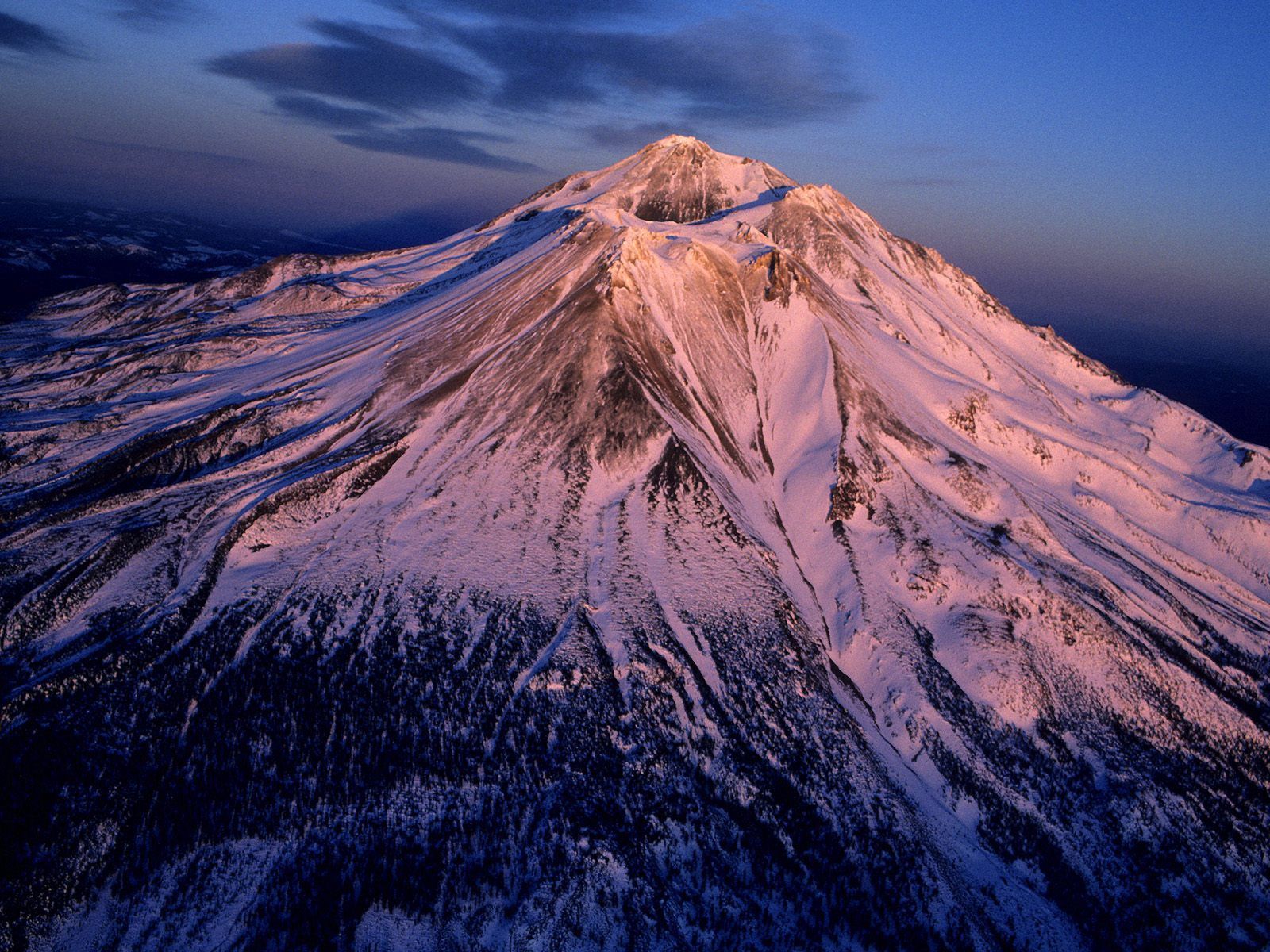 volcano, nature, snow, mountain, vertex, top, california, sleeping, asleep