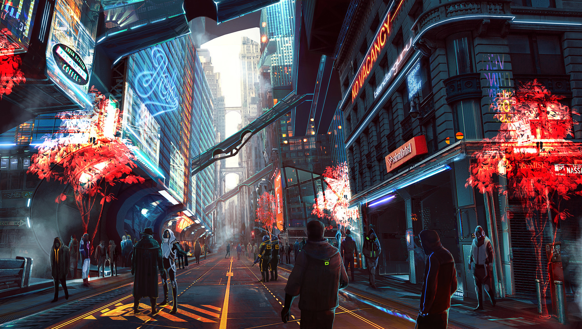  Cyberpunk HQ Background Images