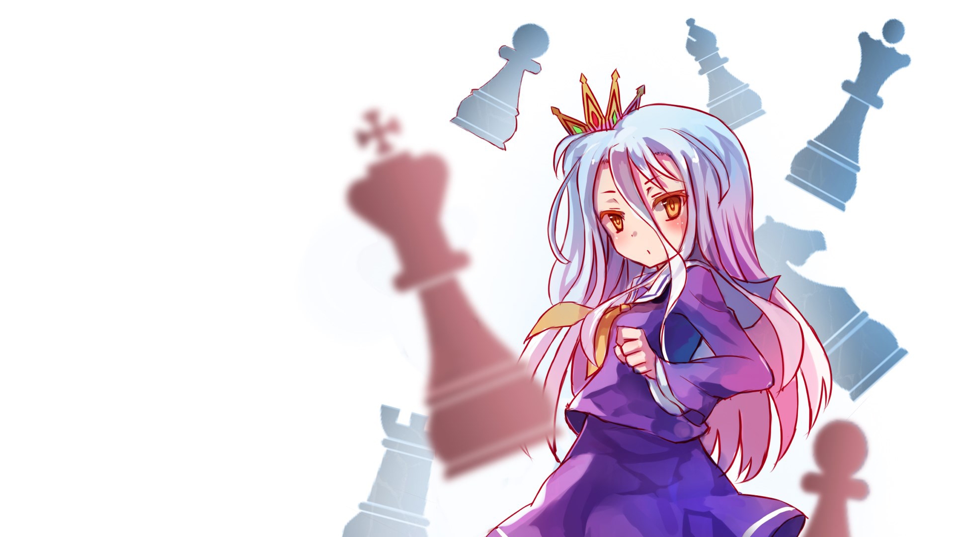 Аниме нет игры нет жизни шахматы