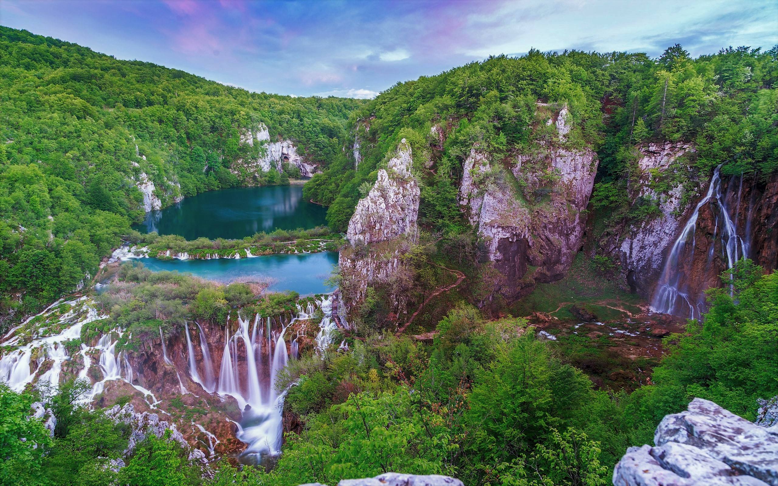 429369画像をダウンロードクロアチア, 地球, 滝, プリトヴィツェ湖群国立公園, プリトヴィツェ国立公園-壁紙とスクリーンセーバーを無料で