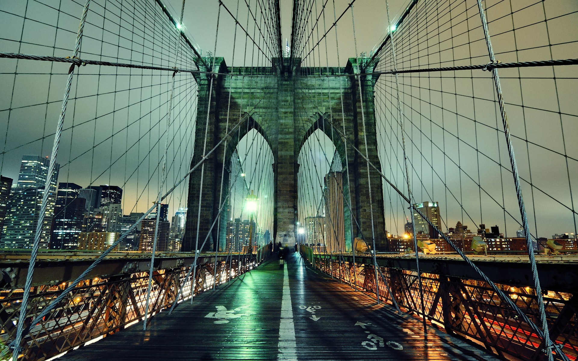 Бруклинский мост, Нью-Йорк, США