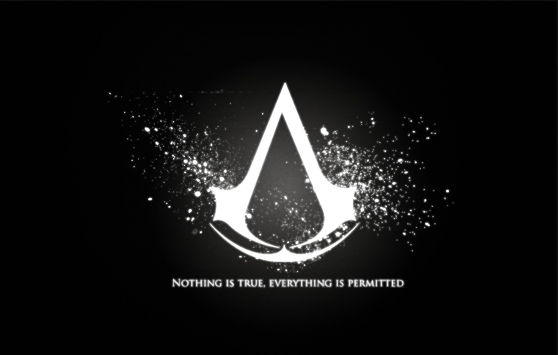 Download mobile wallpaper Quote, Assassin's Creed, Logo, Video Game for free.