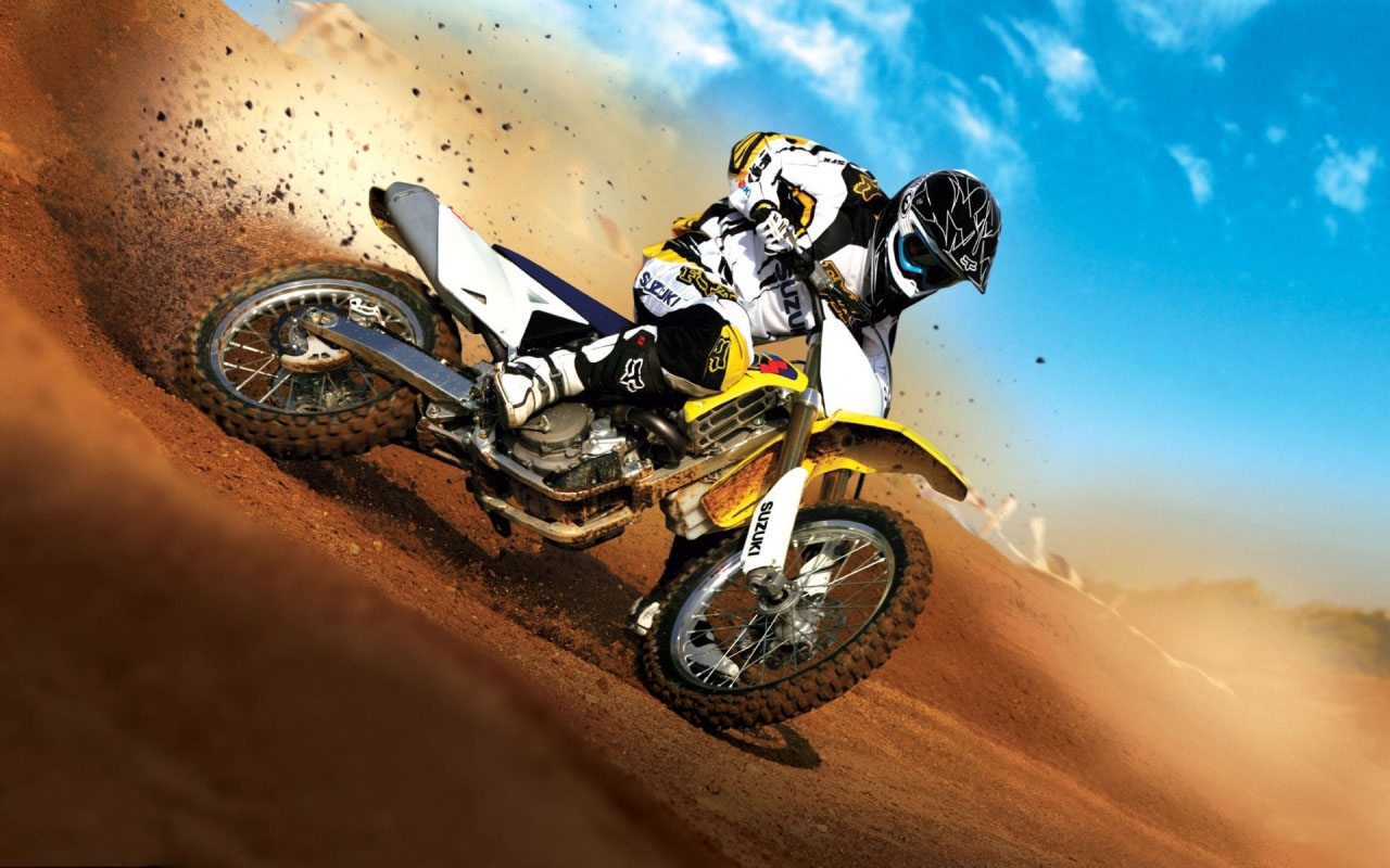 36654 Hintergrundbild herunterladen sport, transport, motorräder, motocross - Bildschirmschoner und Bilder kostenlos