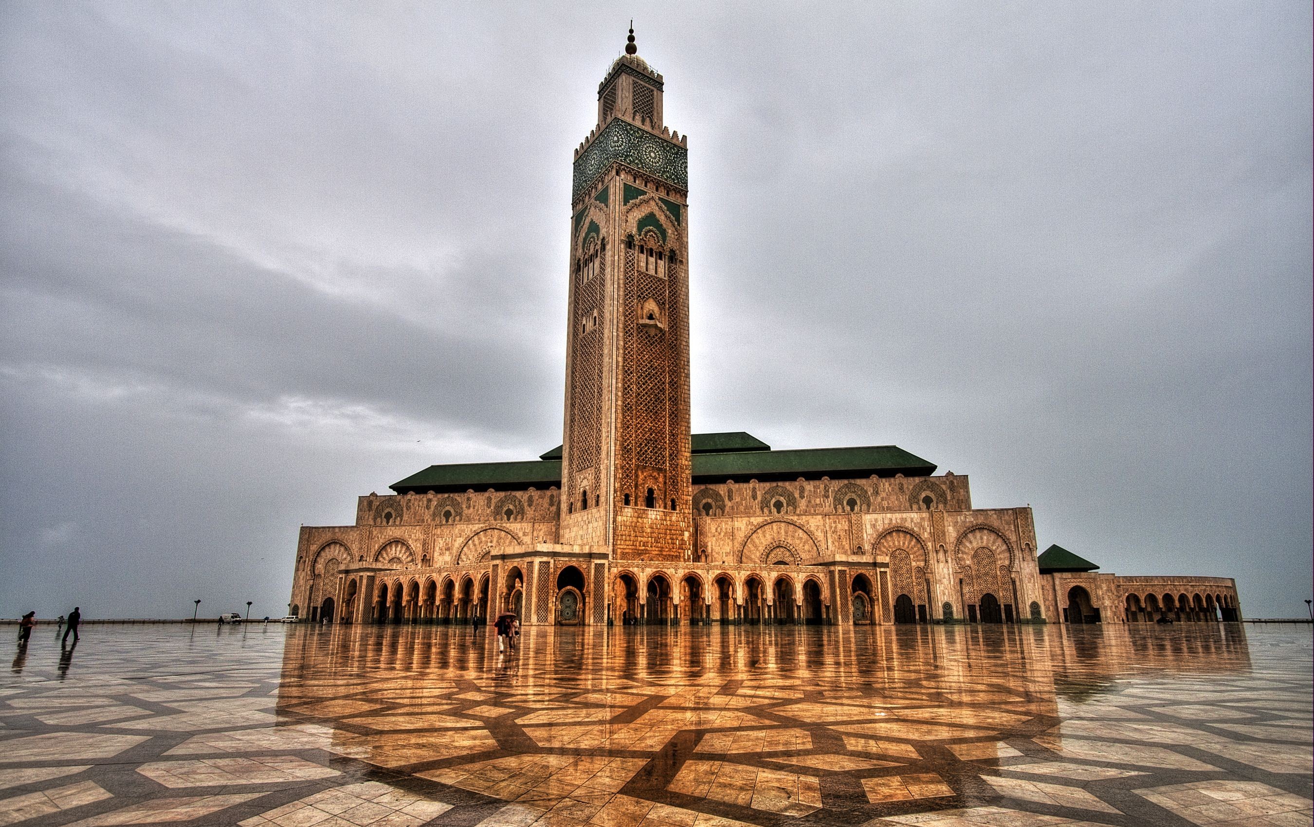 340862 Bild herunterladen religiös, moschee hassan ii, maghrib, marokko, moscheen - Hintergrundbilder und Bildschirmschoner kostenlos