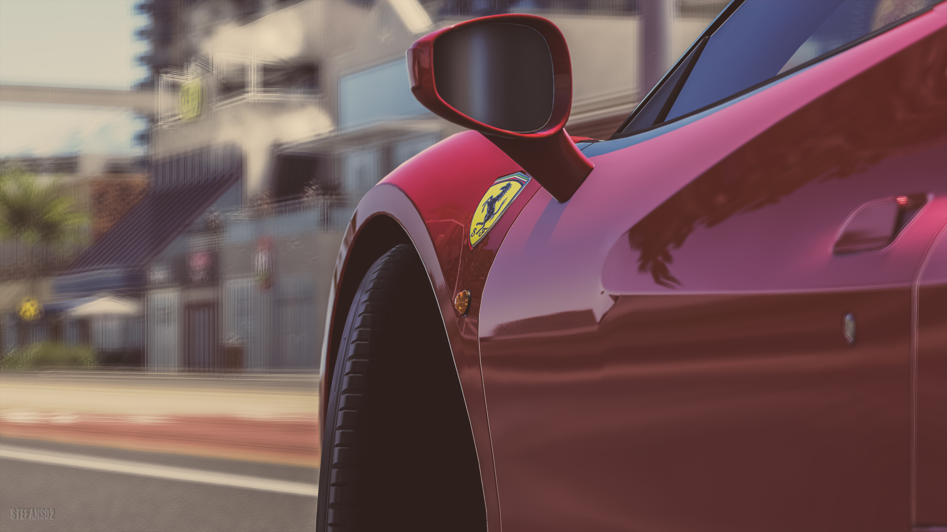 Wallpaper road, Ferrari, Forza Horizon 3 for mobile and desktop