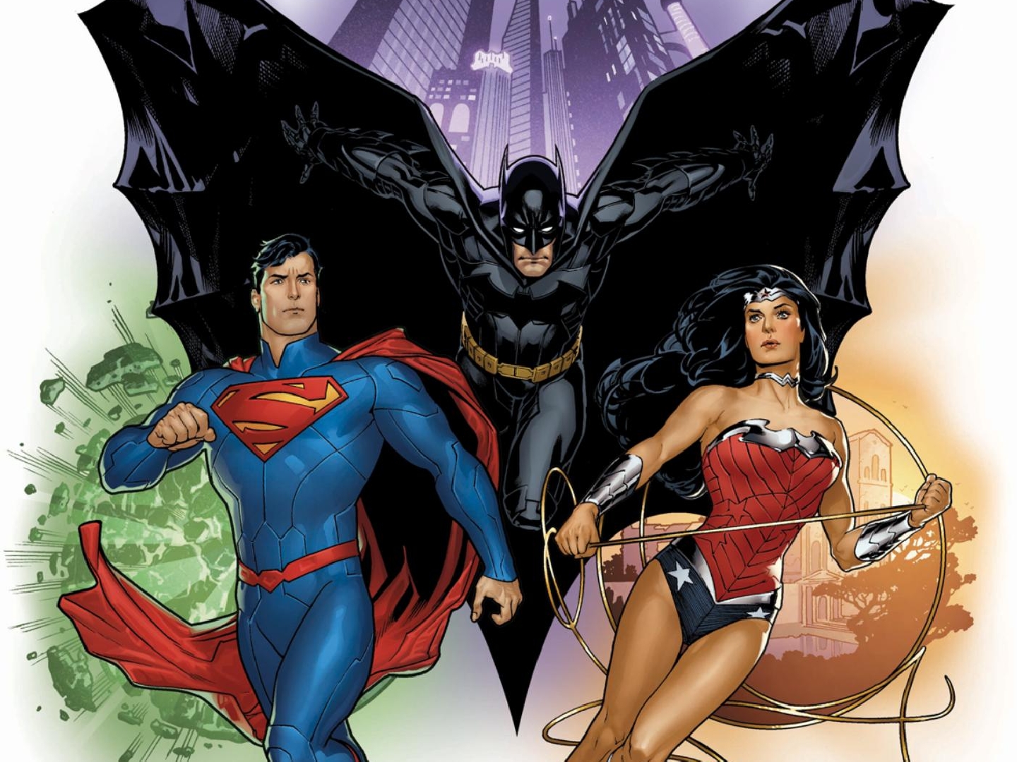 comics, justice league, batman, dc comics, diana prince, superman, the new 52, wonder woman 4K