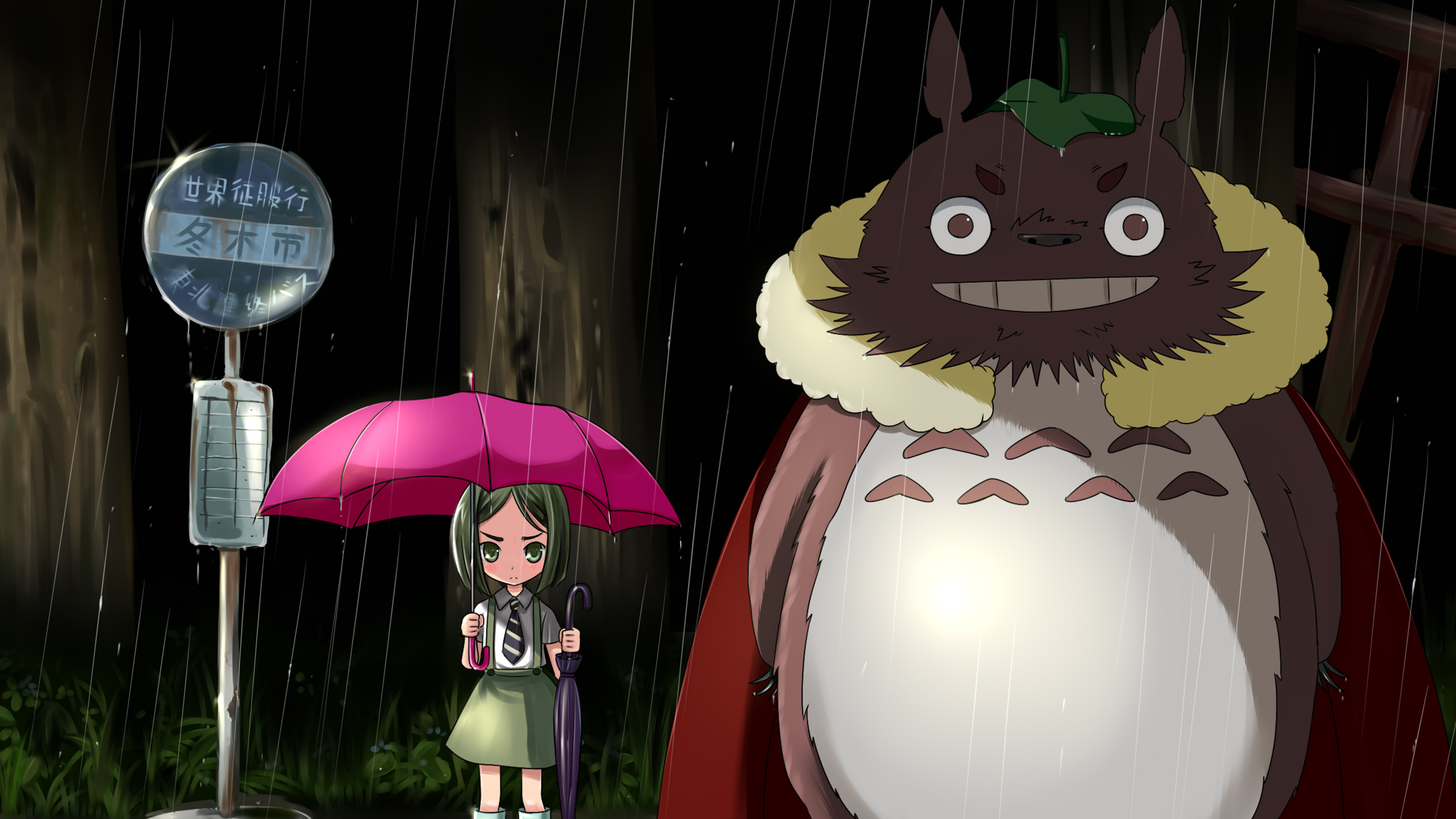 Download mobile wallpaper Anime, Crossover, Fate/zero, My Neighbor Totoro for free.