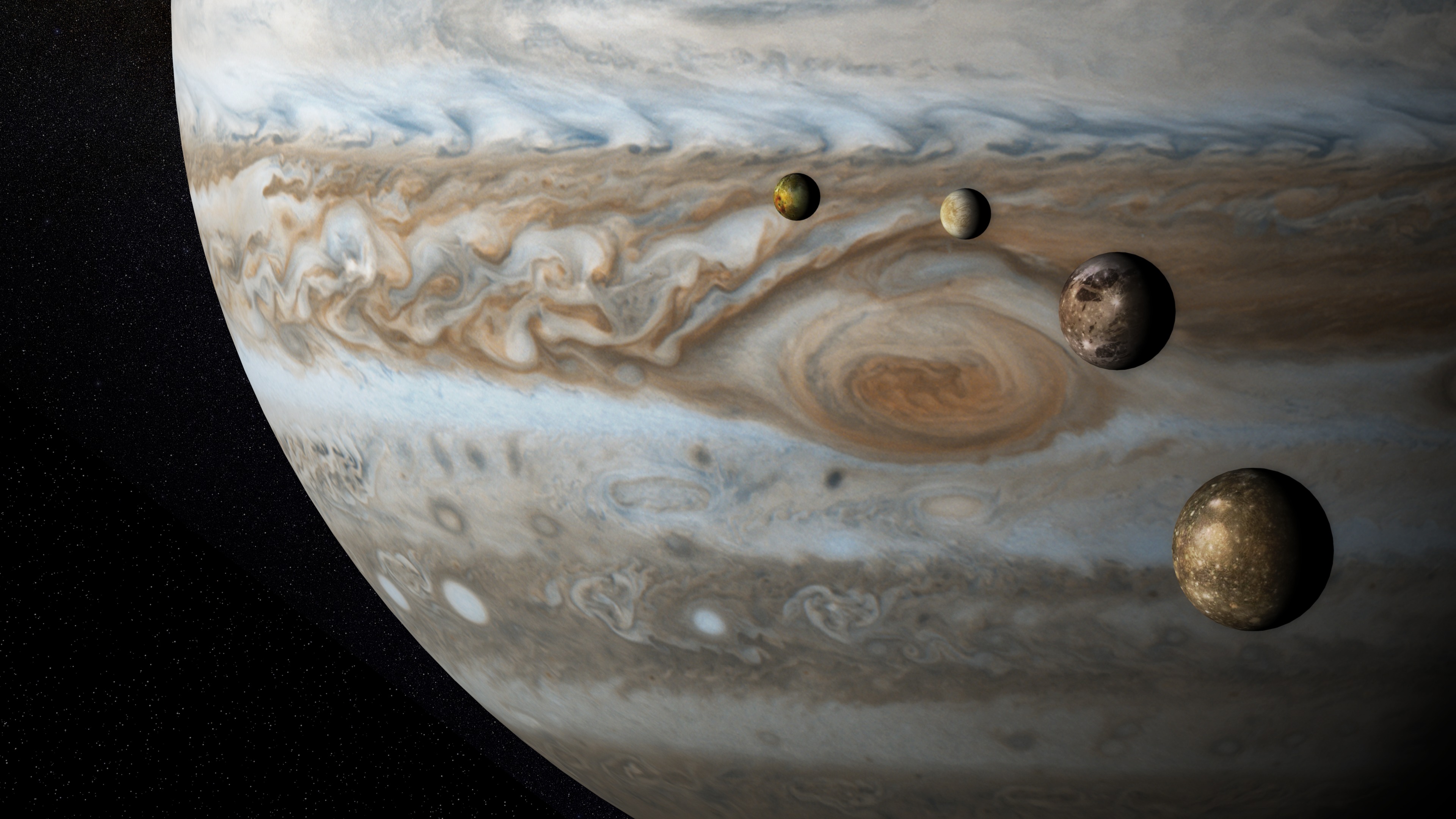 Юпитер и его Спутник Ганимед
