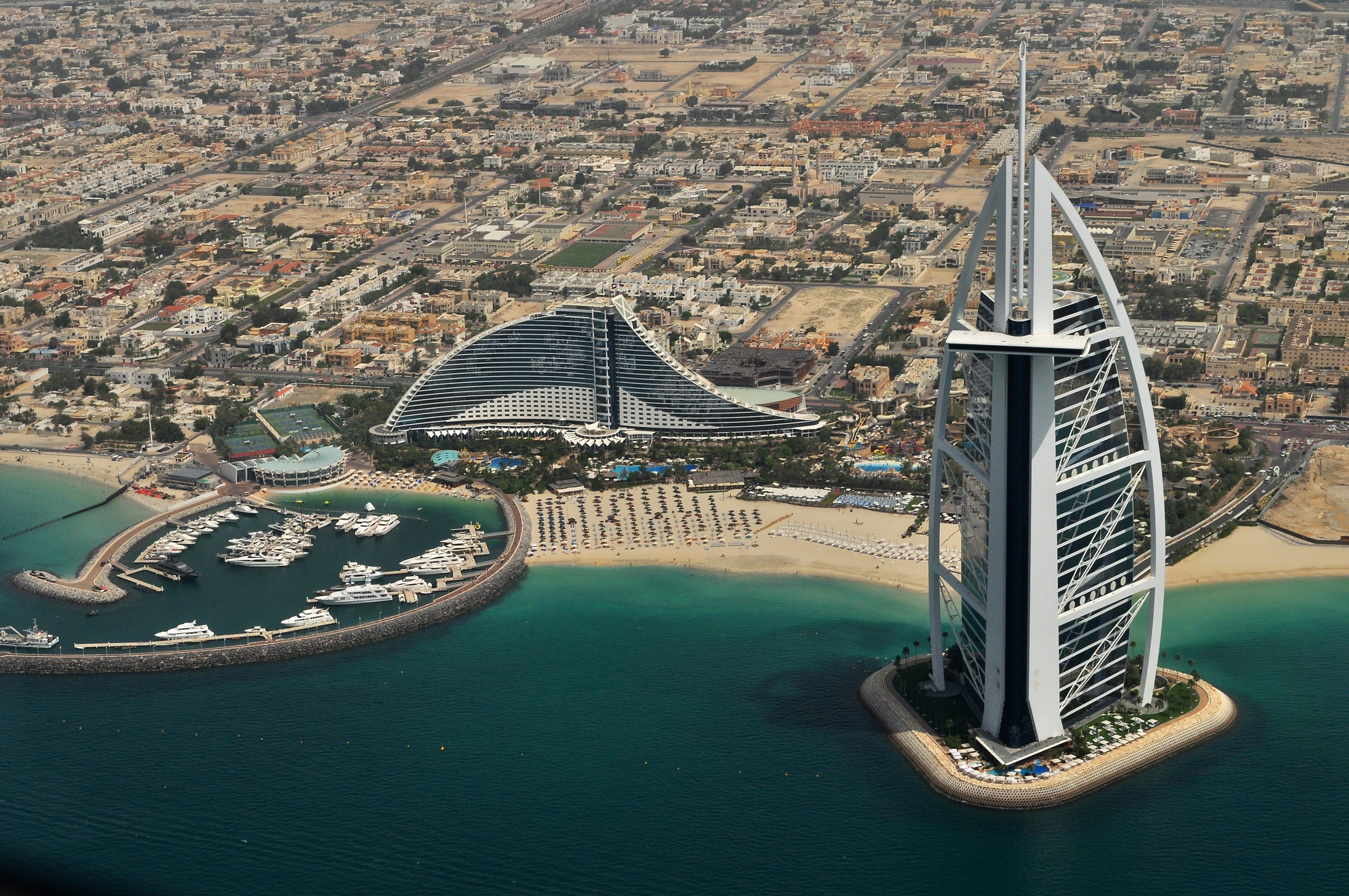 dubai, man made, burj al arab, building, city, united arab emirates Full HD