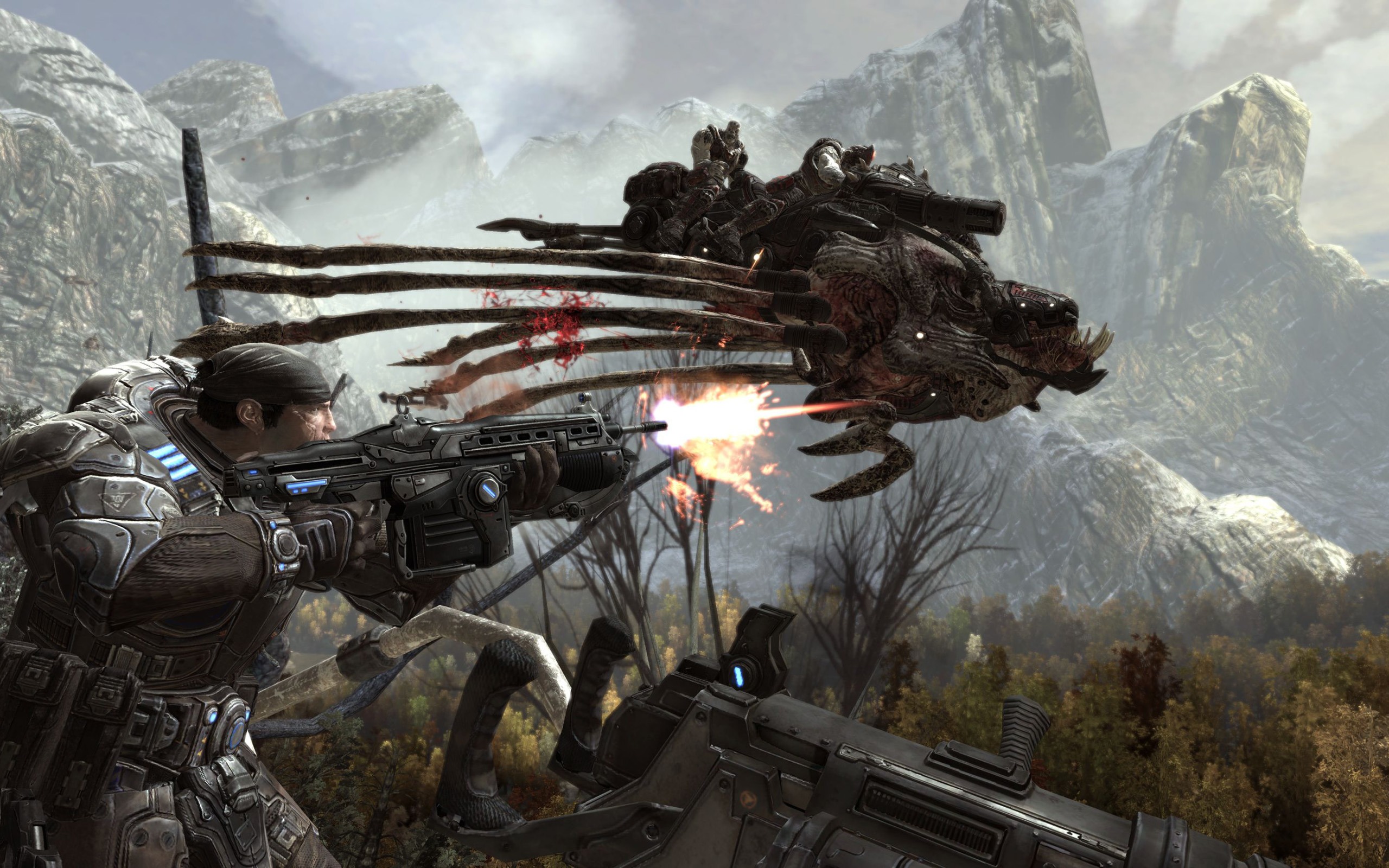 video game, gears of war 2, gears of war phone background
