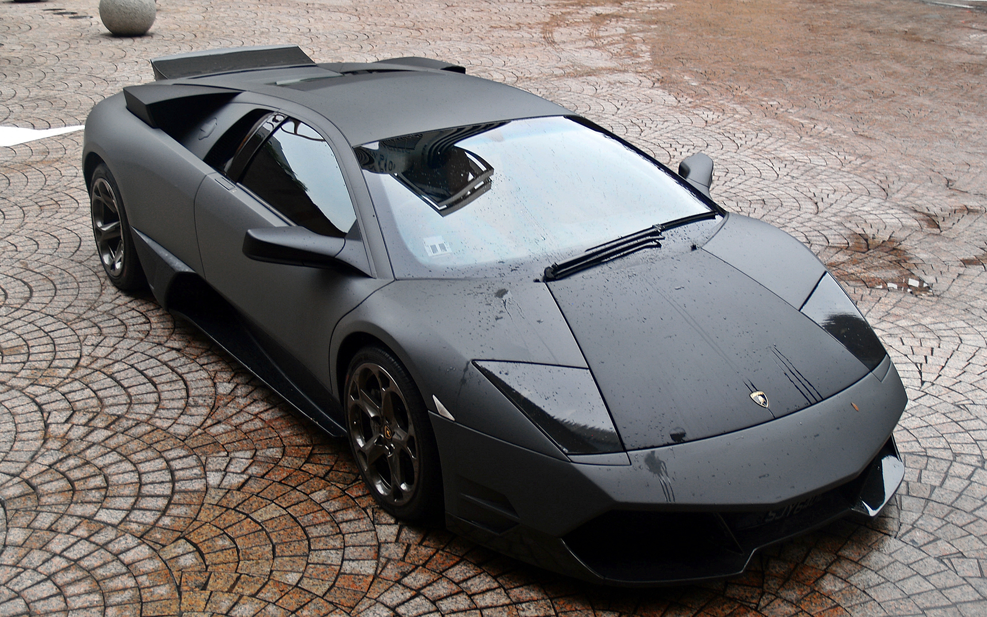 Matte Black Lamborghini Murcielago