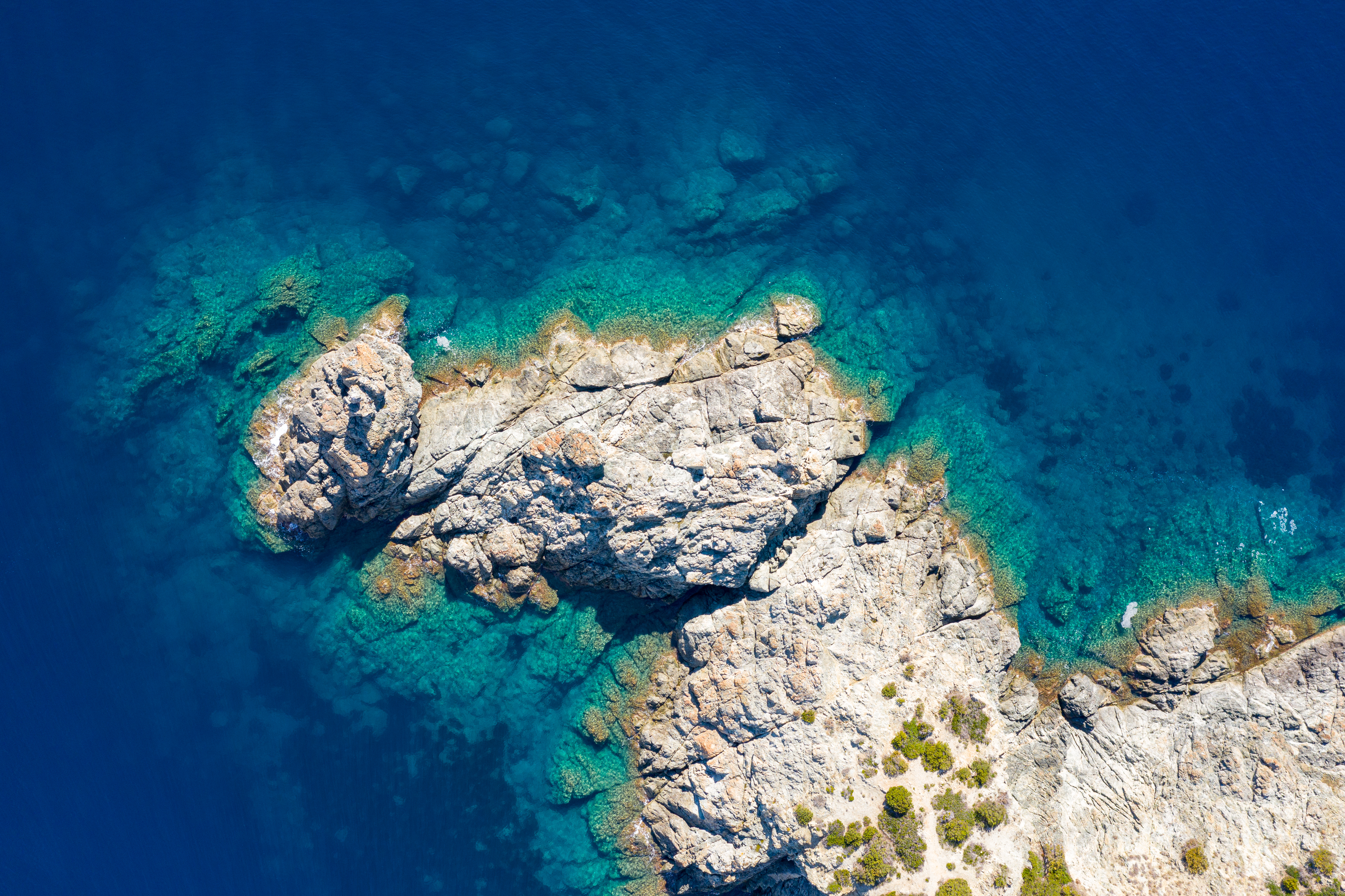 免费下载性质, 水, 海, 岩石, 石头, 从上面看, 顶视图, 岛, 岛屿手机壁纸。