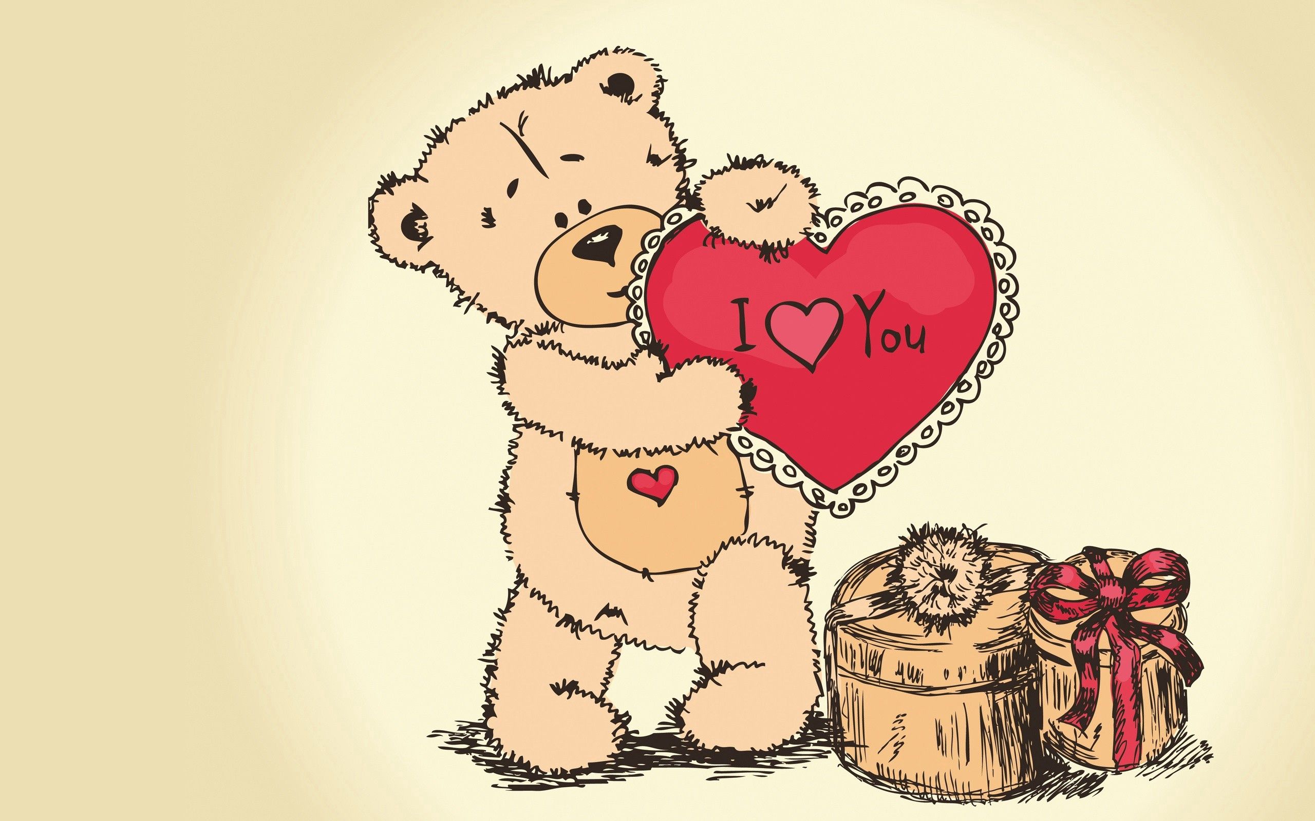 144139 免費下載壁紙 图片, 心, 爱, 泰迪熊, 画, 油漆, 图 10, 一个心脏 屏保和圖片