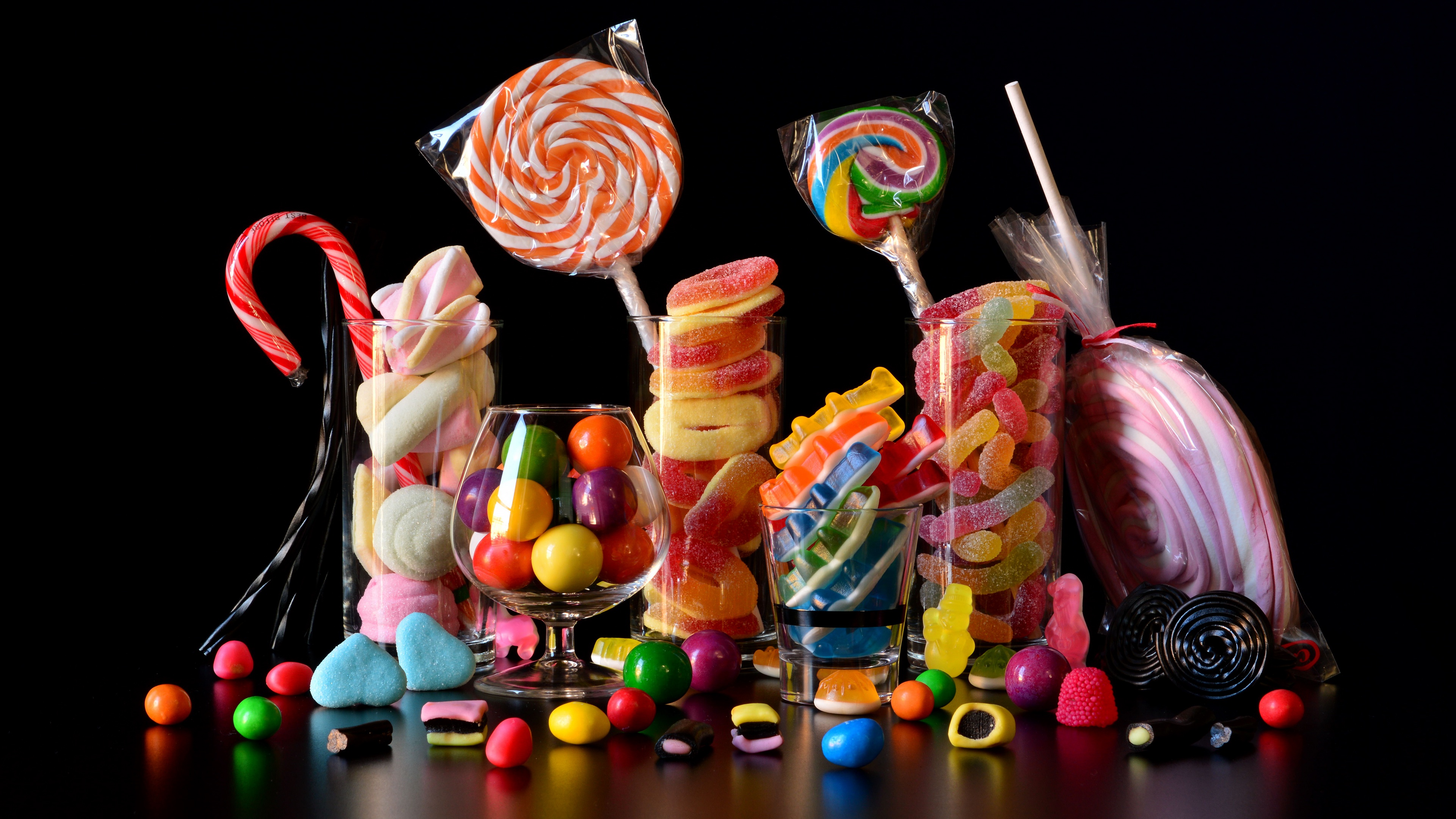 Download mobile wallpaper Food, Sweets, Lollipop, Candy for free.