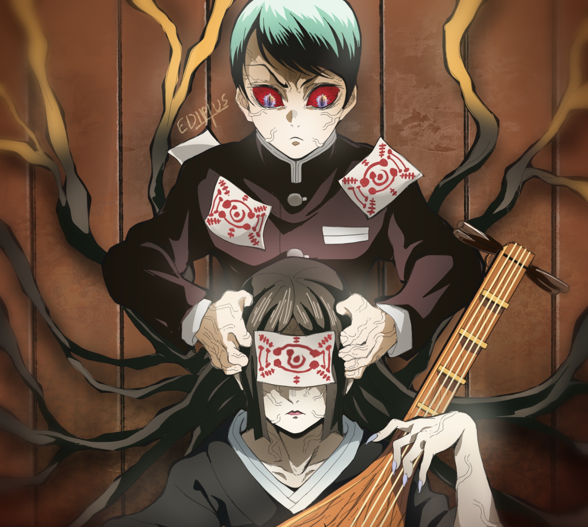 Kokushibo (Demon Slayer) wallpapers for desktop, download free Kokushibo  (Demon Slayer) pictures and backgrounds for PC