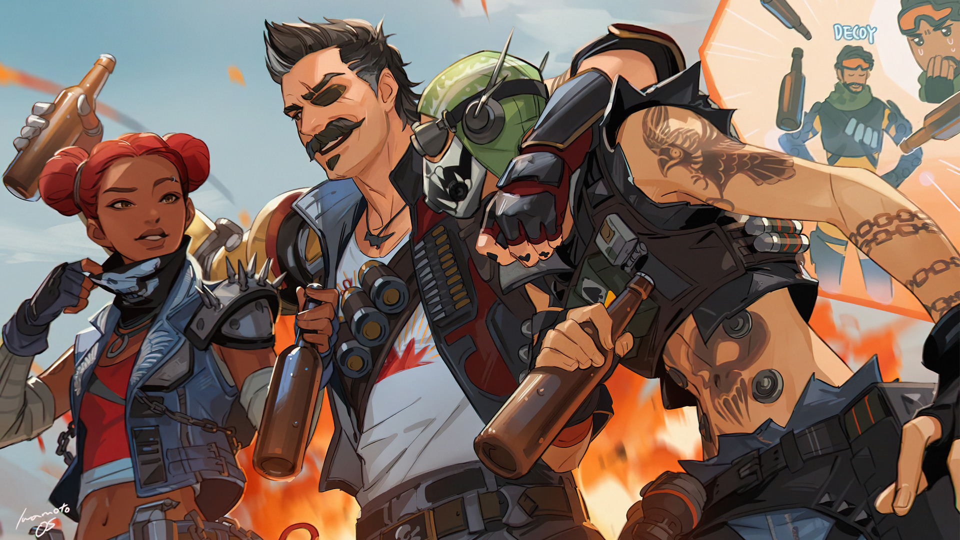 Caustic Apex Legends wallpaper. | Character art, Crypto apex legends, Apex