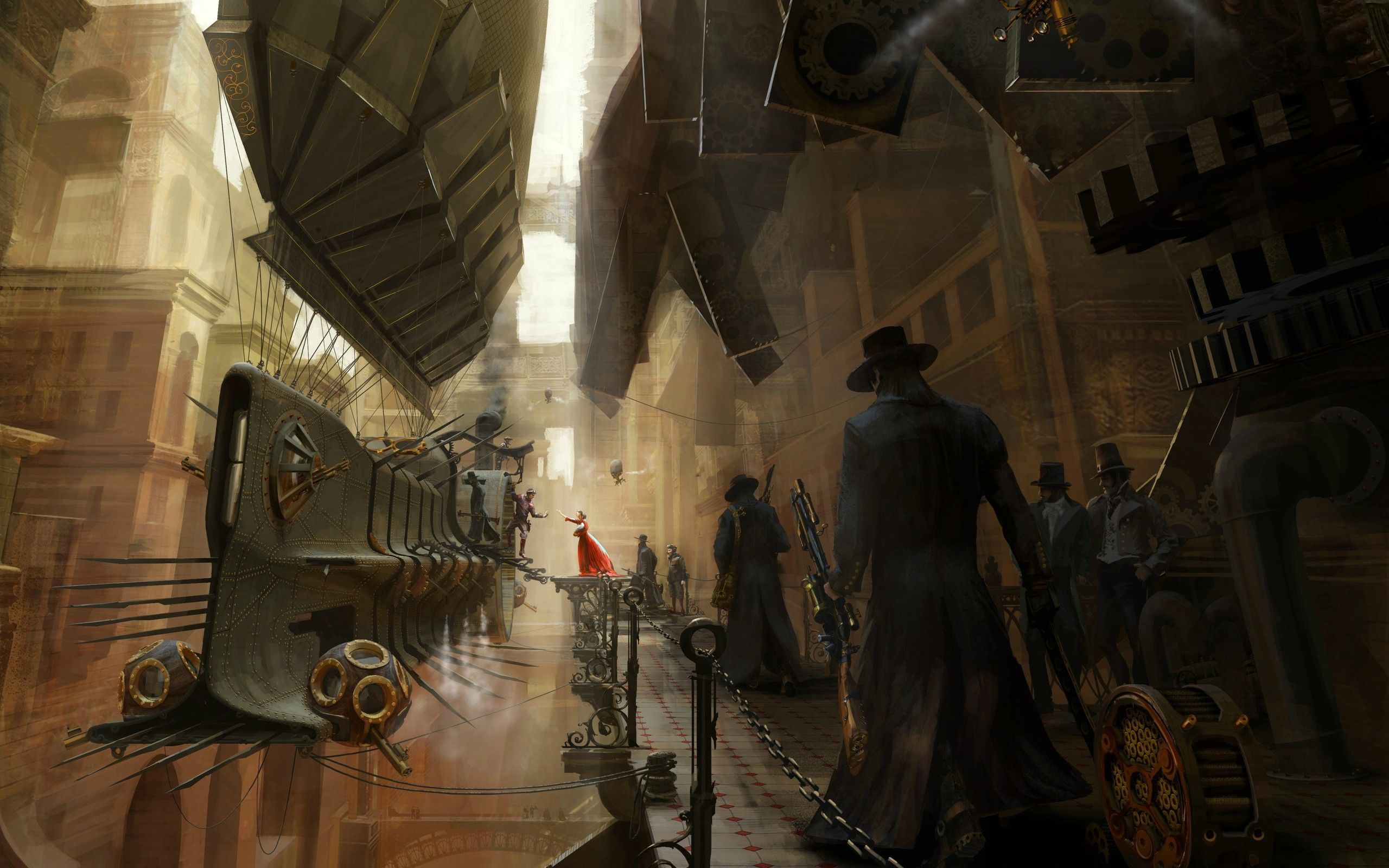 steampunk, sci fi download HD wallpaper