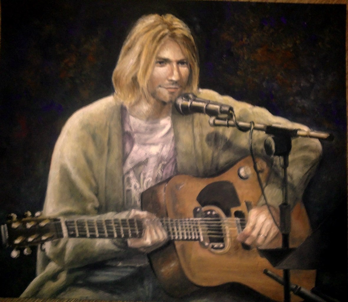 Handy-Wallpaper Kurt Cobain, Menschen, Künstler, Musik kostenlos herunterladen.