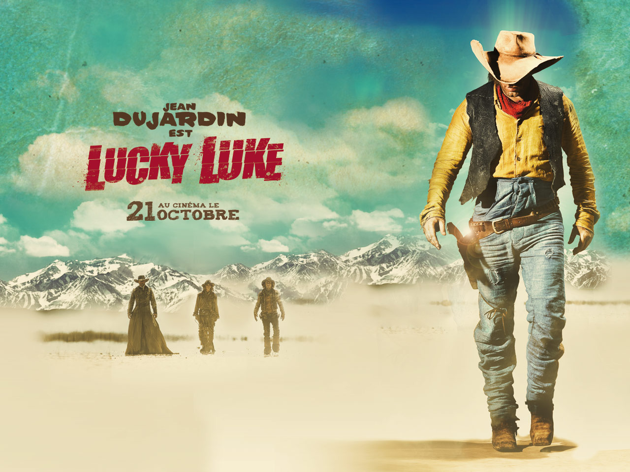 Lucky luck. Счастливчик люк Lucky Luke. Lucky Luke фильм. Неуловимый люк. Ковбой люк.